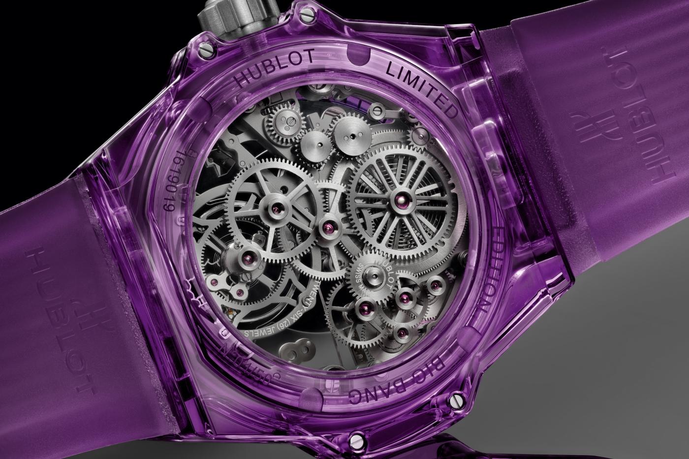 Đồng hồ Big Bang Tourbillon Automatic Purple Sapphire 44mm