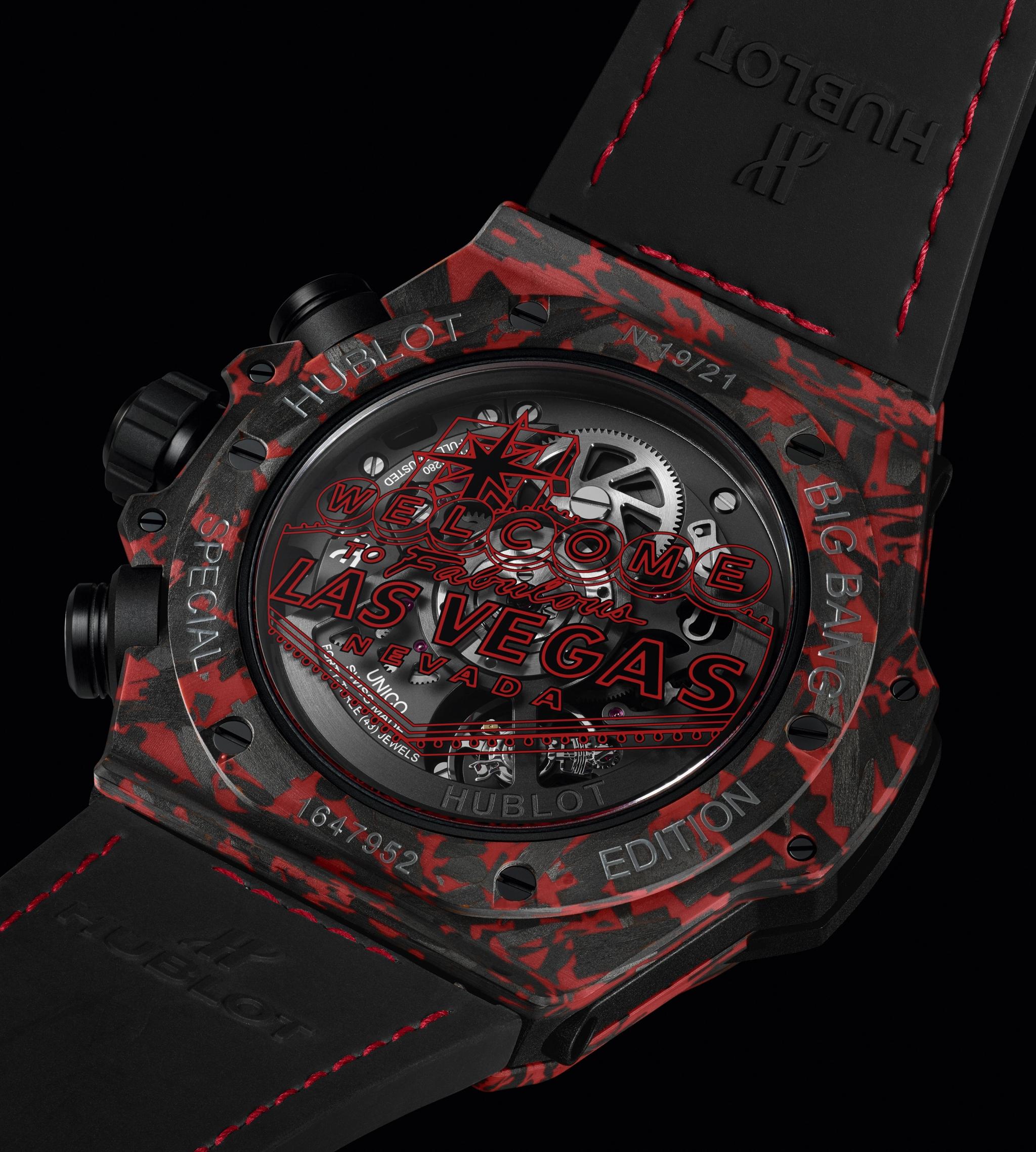 Đồng hồ Big Bang Unico Red Carbon Las Vegas Boutique 44mm 