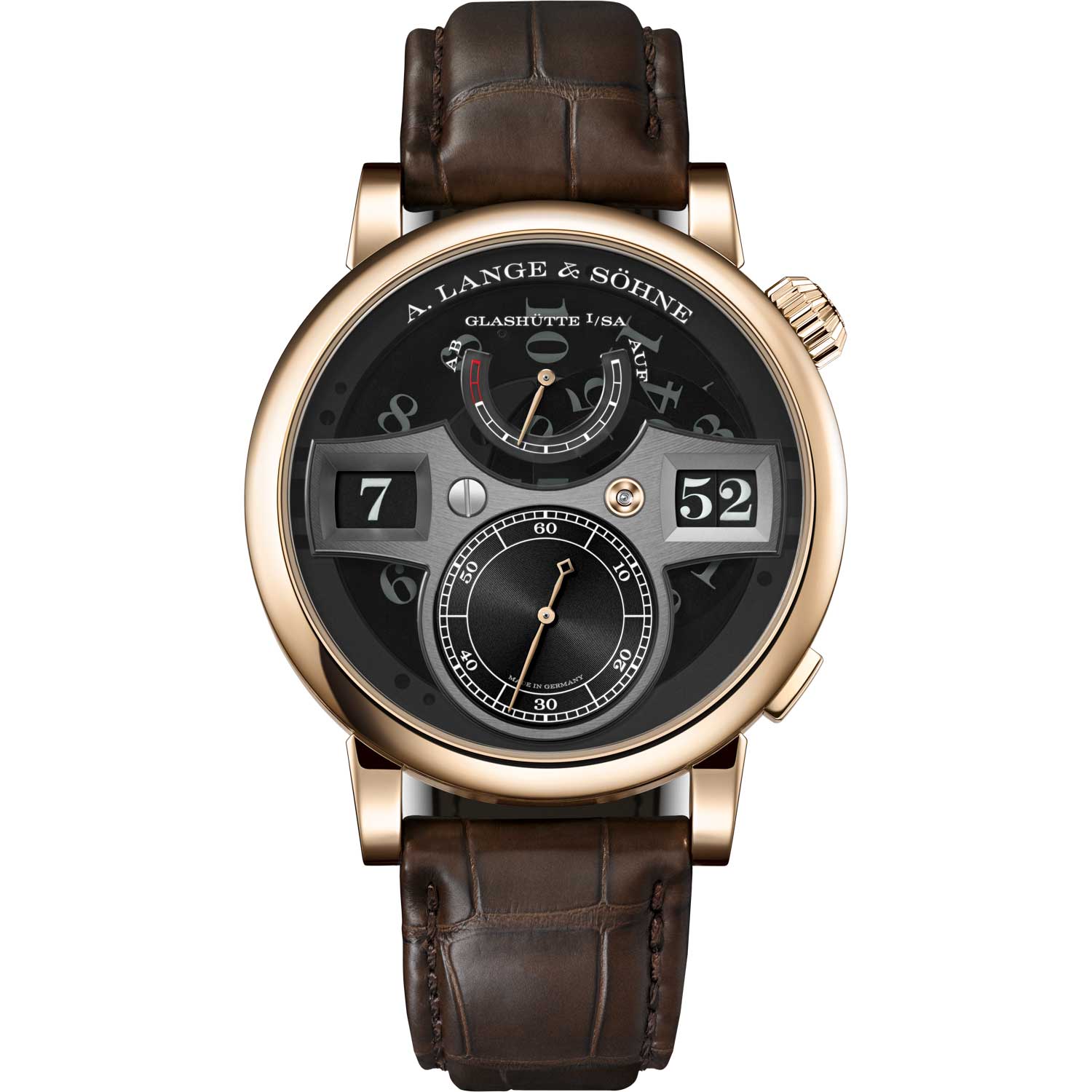 Đồng hồ A. Lange & Söhne giới thiệu Zeitwerk Honeygold “Lumen”