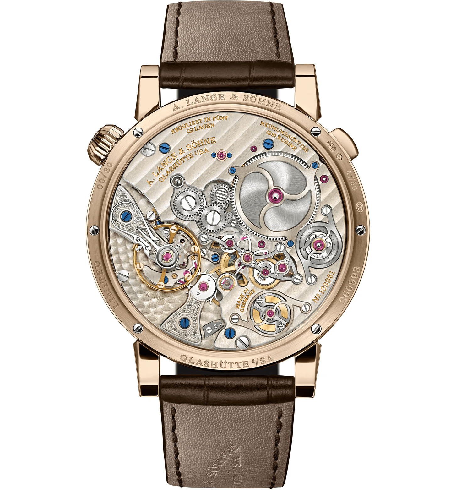 Đồng hồ A. Lange & Söhne Zeitwerk Minute Repeater phiên bản giới hạn 