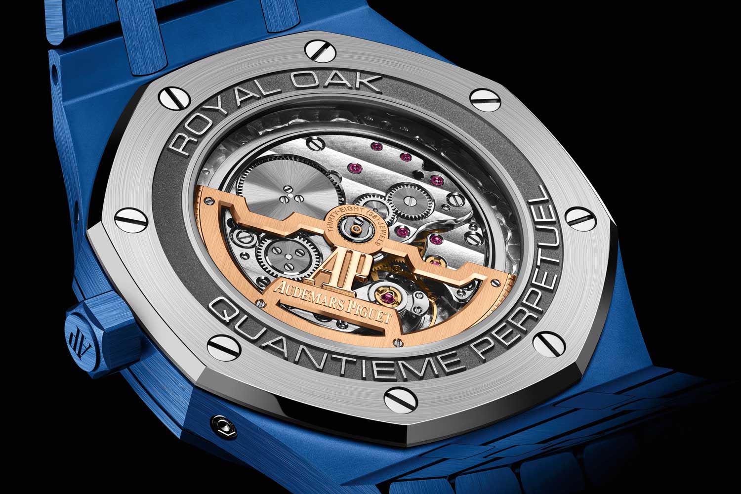 Đồng hồ Audemars Piguet Royal Oak Perpetual Calendar Blue Ceramic