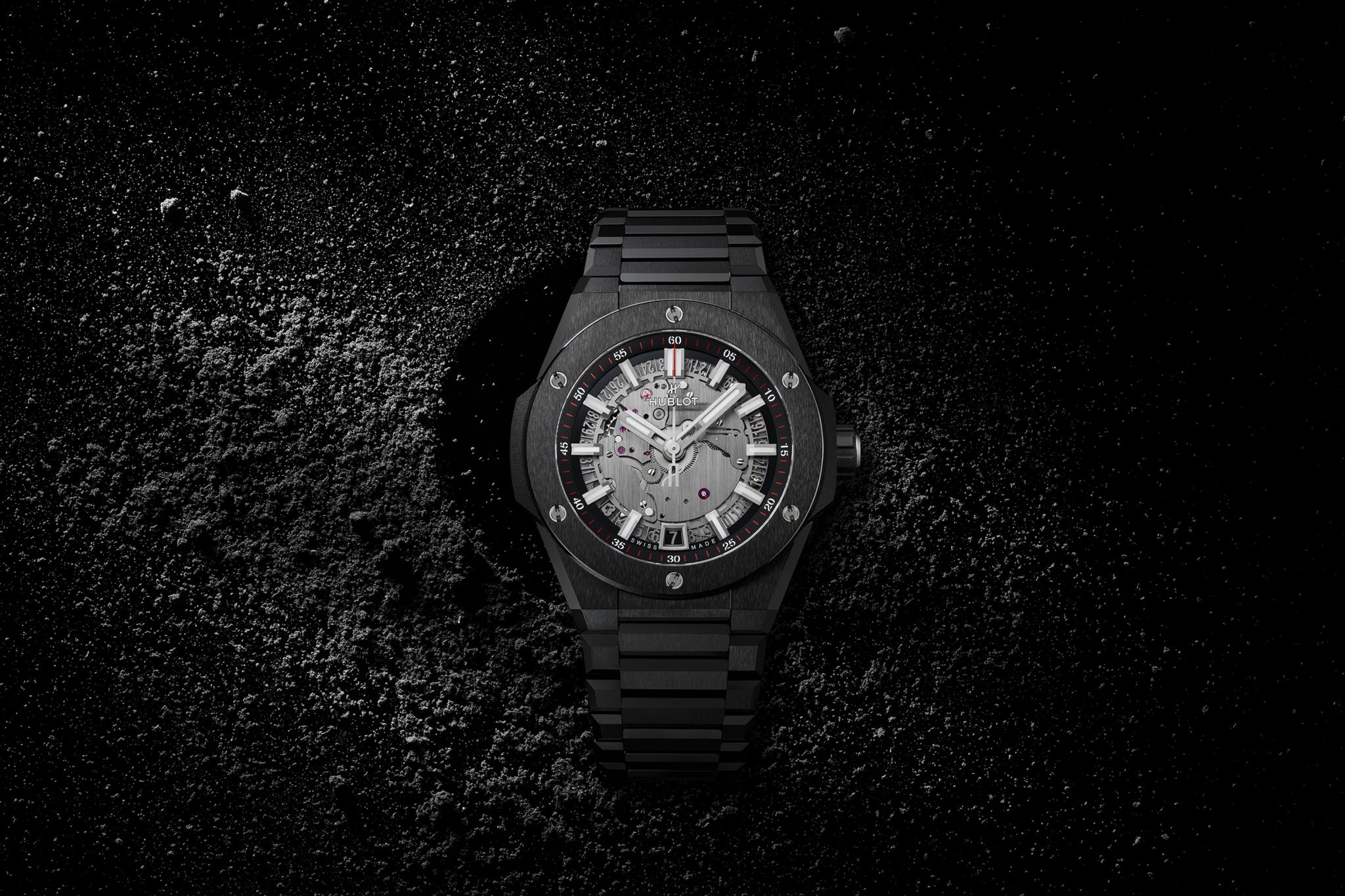  Đồng hồ Bang integrated Time Only Black Magic Hublot Big 40mm