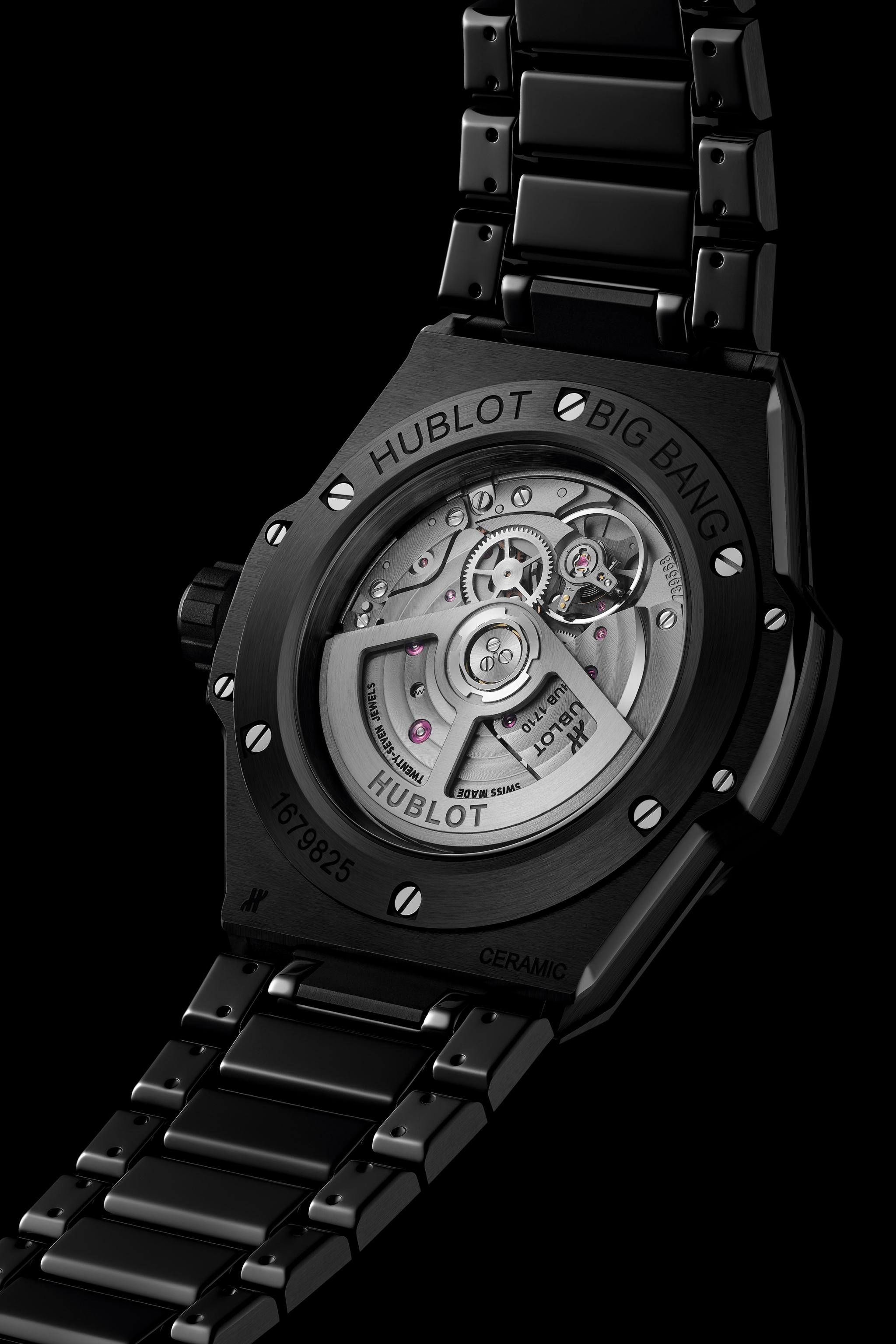  Đồng hồ Bang integrated Time Only Black Magic Hublot Big 40mm