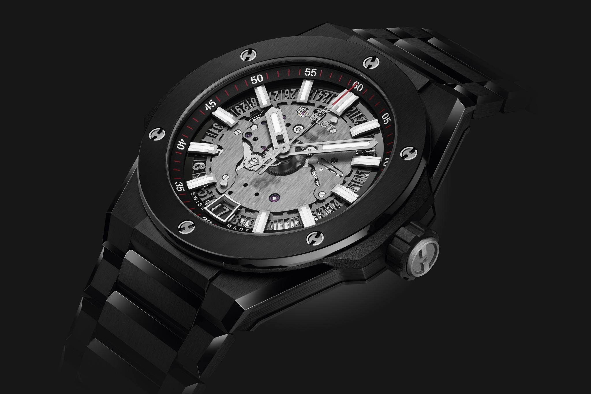  Đồng hồ Bang integrated Time Only Black Magic Hublot Big 40mm