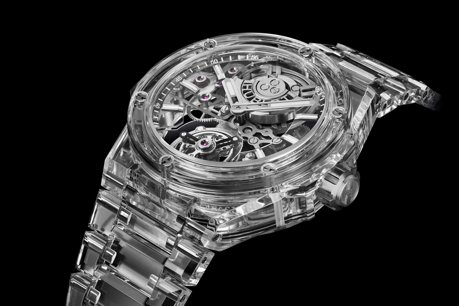 Đồng hồ Big Bang Integral Tourbillon Full Sapphire của Hublot