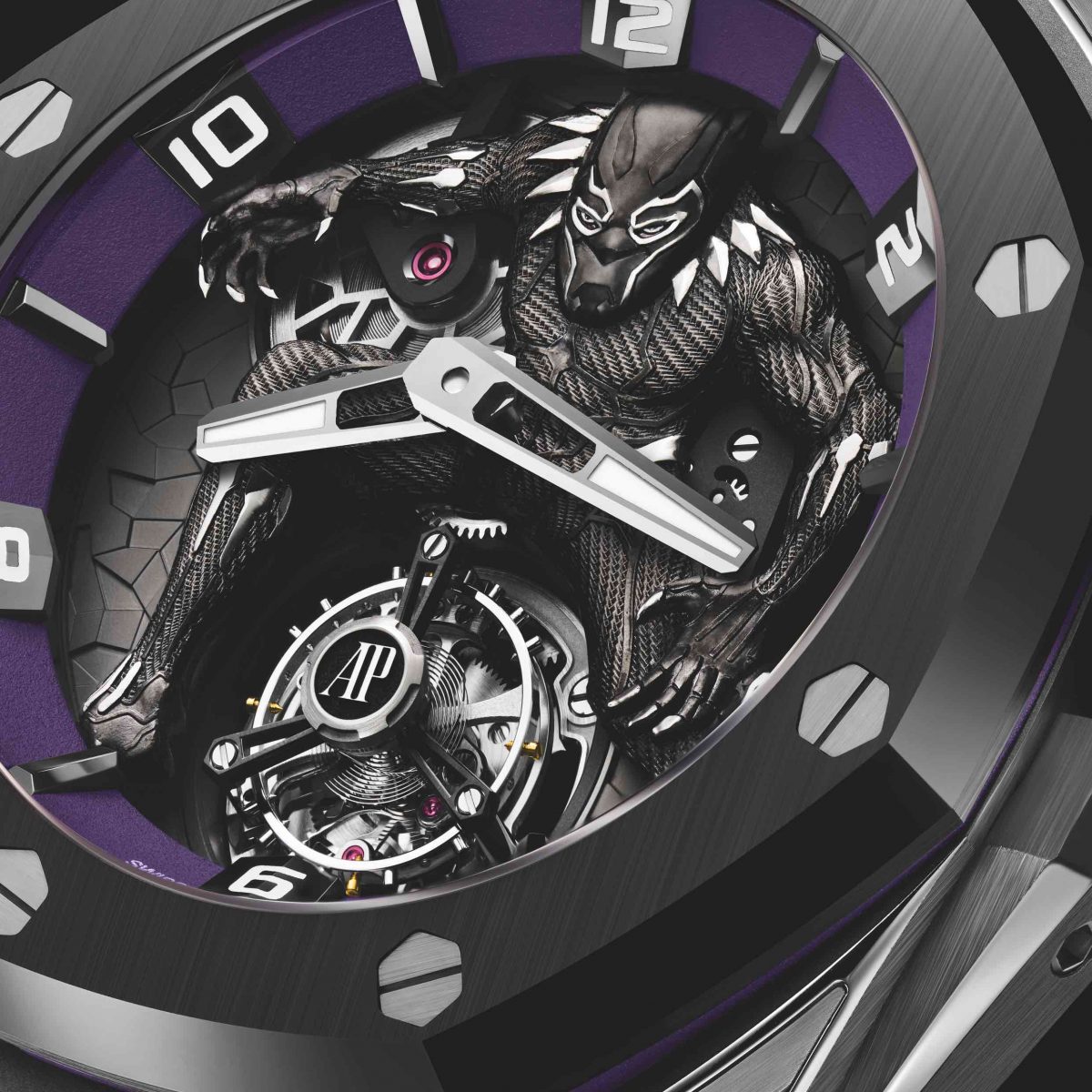 Đồng hồ Black Panther Flying Tourbillon của Audemars Piguet's Royal Oak