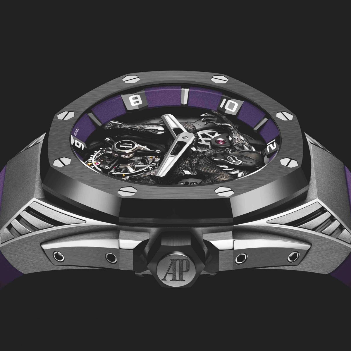 Đồng hồ Black Panther Flying Tourbillon của Audemars Piguet's Royal Oak