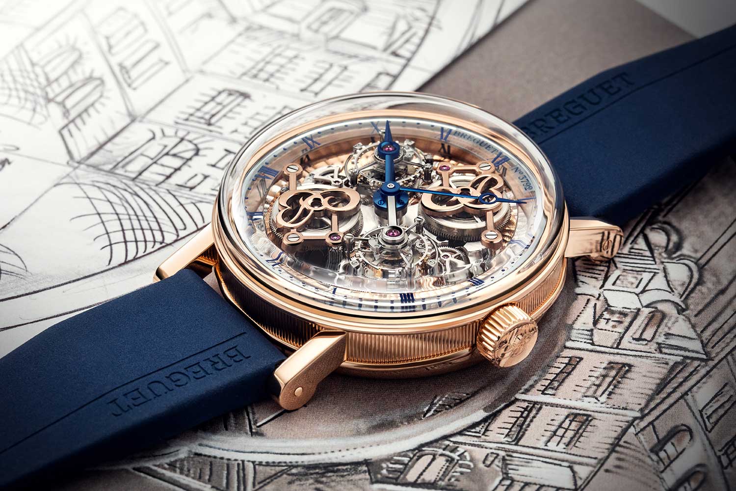 Đồng hồ Breguet Classique Double Tourbillon Quai de l'Horloge 5345
