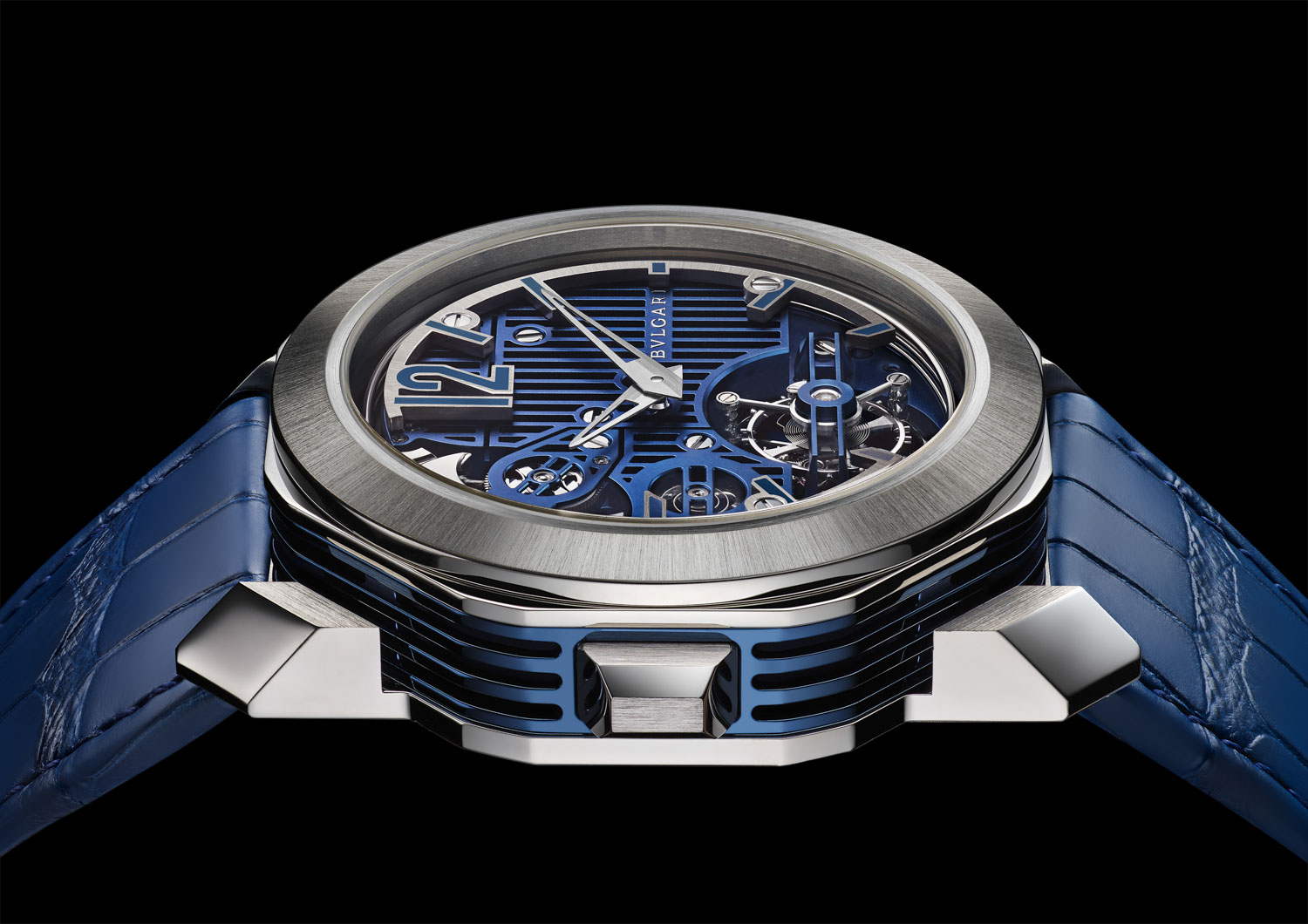 Đồng hồ Octo Roma Blue Carillon Tourbillon