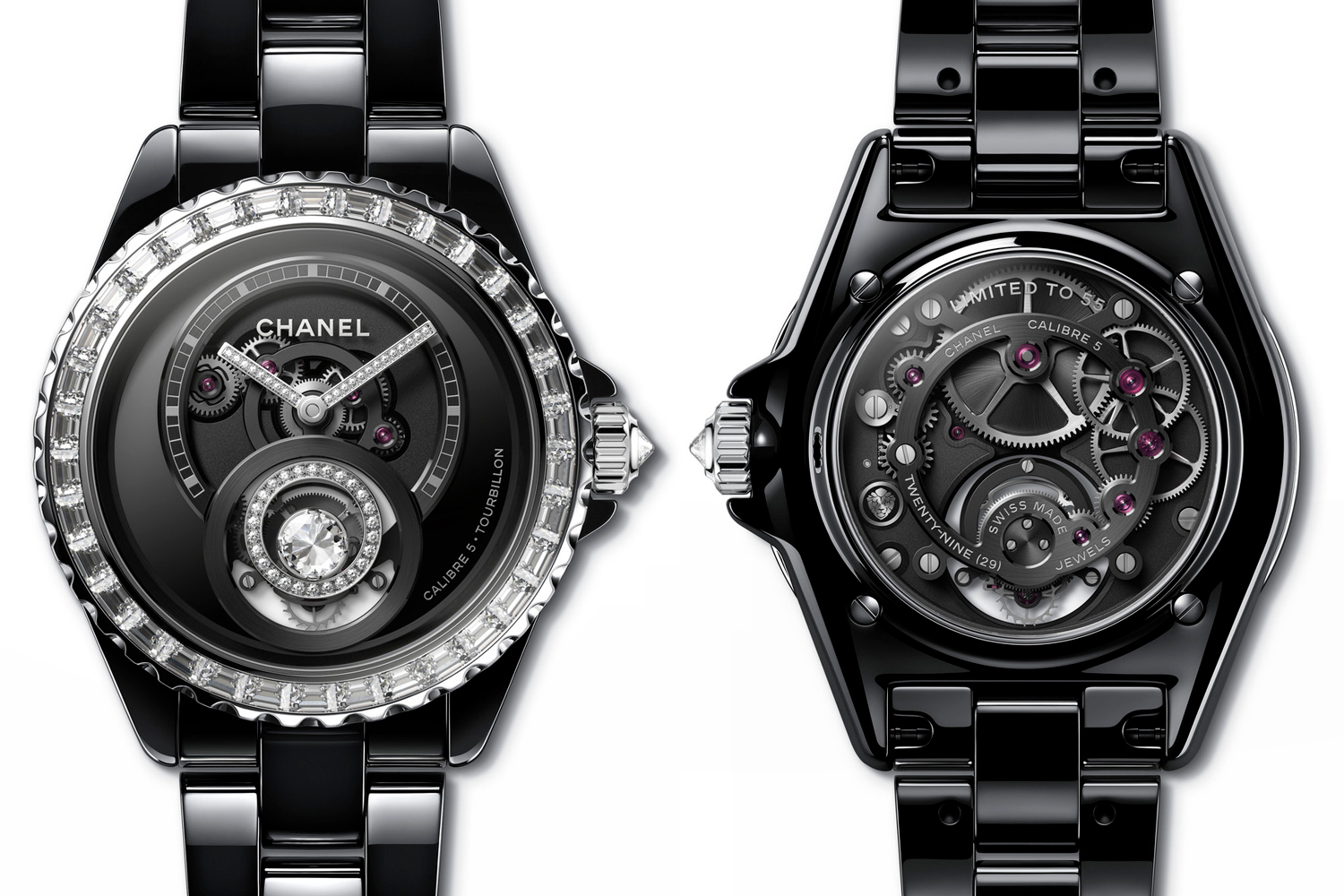 Đồng hồ Chanel J12 Diamond Tourbillon và J12 Calibre 12,2 33mm