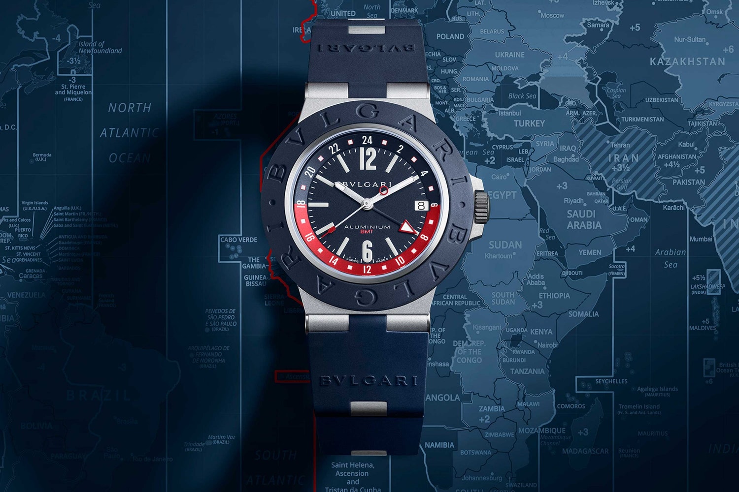 Đồng hồ cổ điển Bulgari Aluminium GMT | Kỳ Lân Luxury