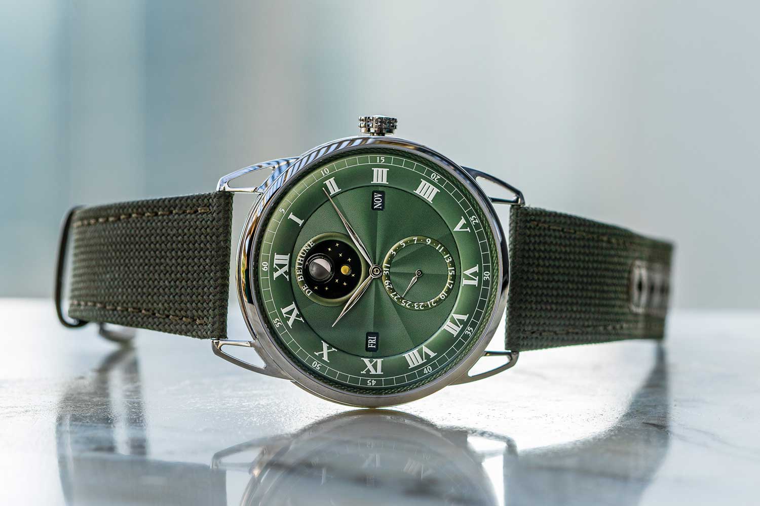 Đồng hồ De Bethune DB25 màu xanh lục   