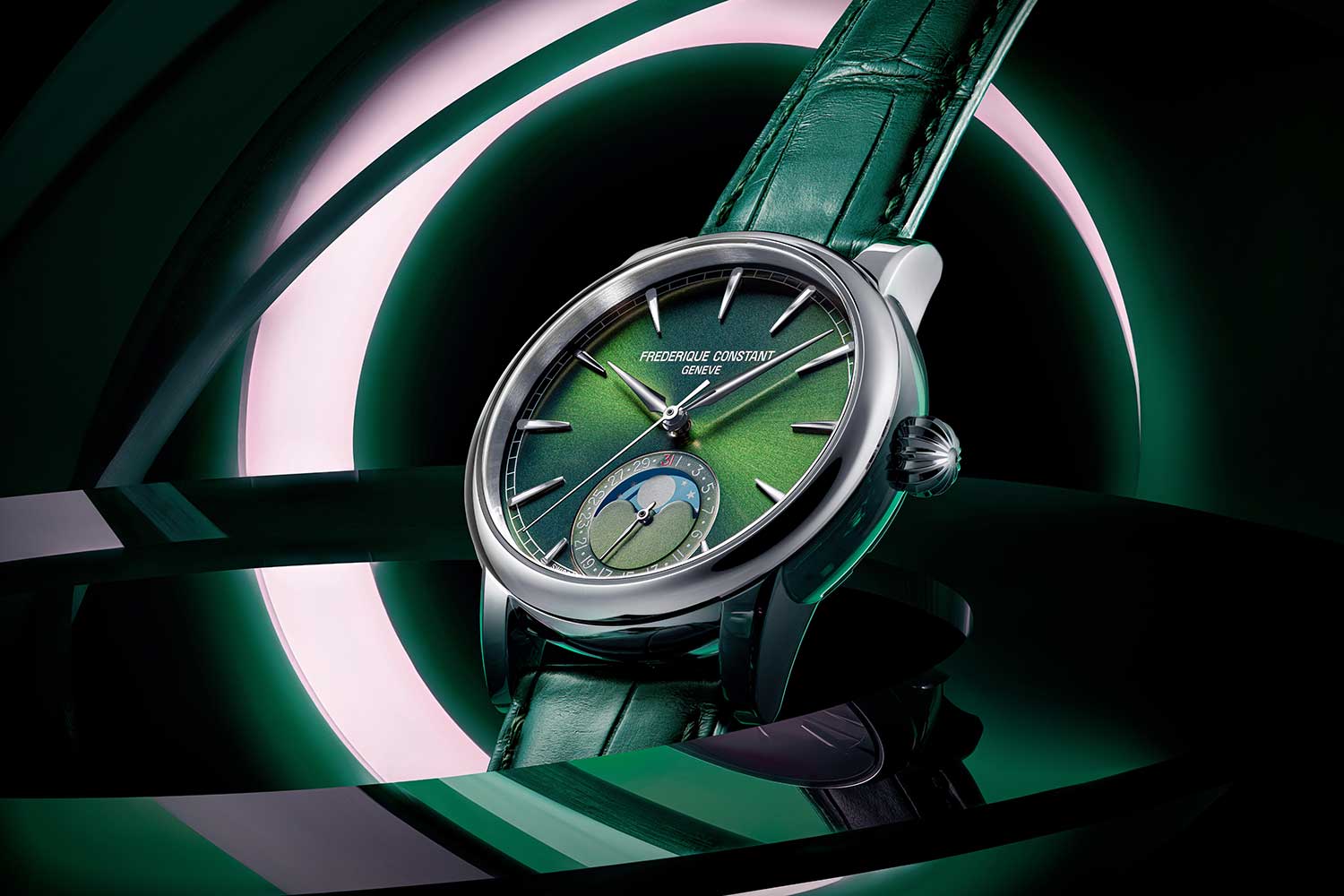 ng h Frederique Constant Classic Moonphase Date Manufacture K Lan Luxury