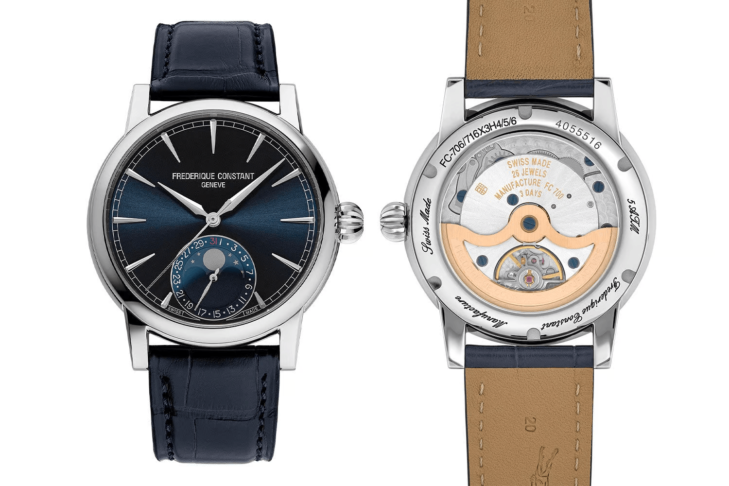 Đồng hồ Frederique Constant Classic Moonphase Date (Ref. FC-716S3H6)