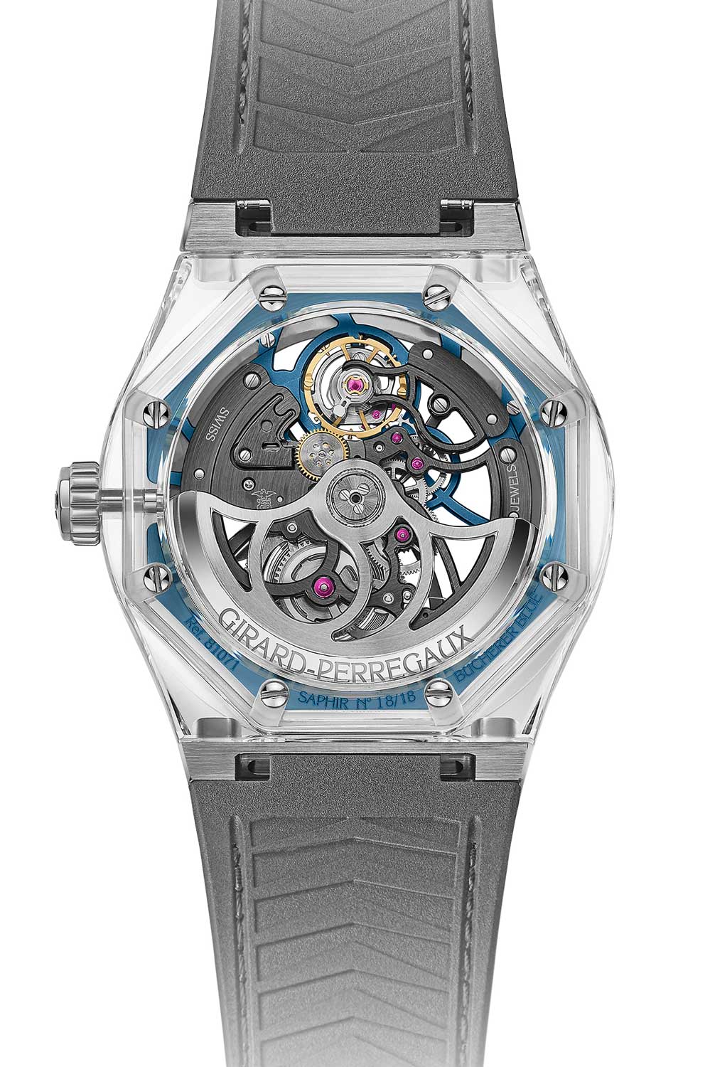 Đồng hồ Girard-Perregaux Laureato Absolute Light Bucherer Blue