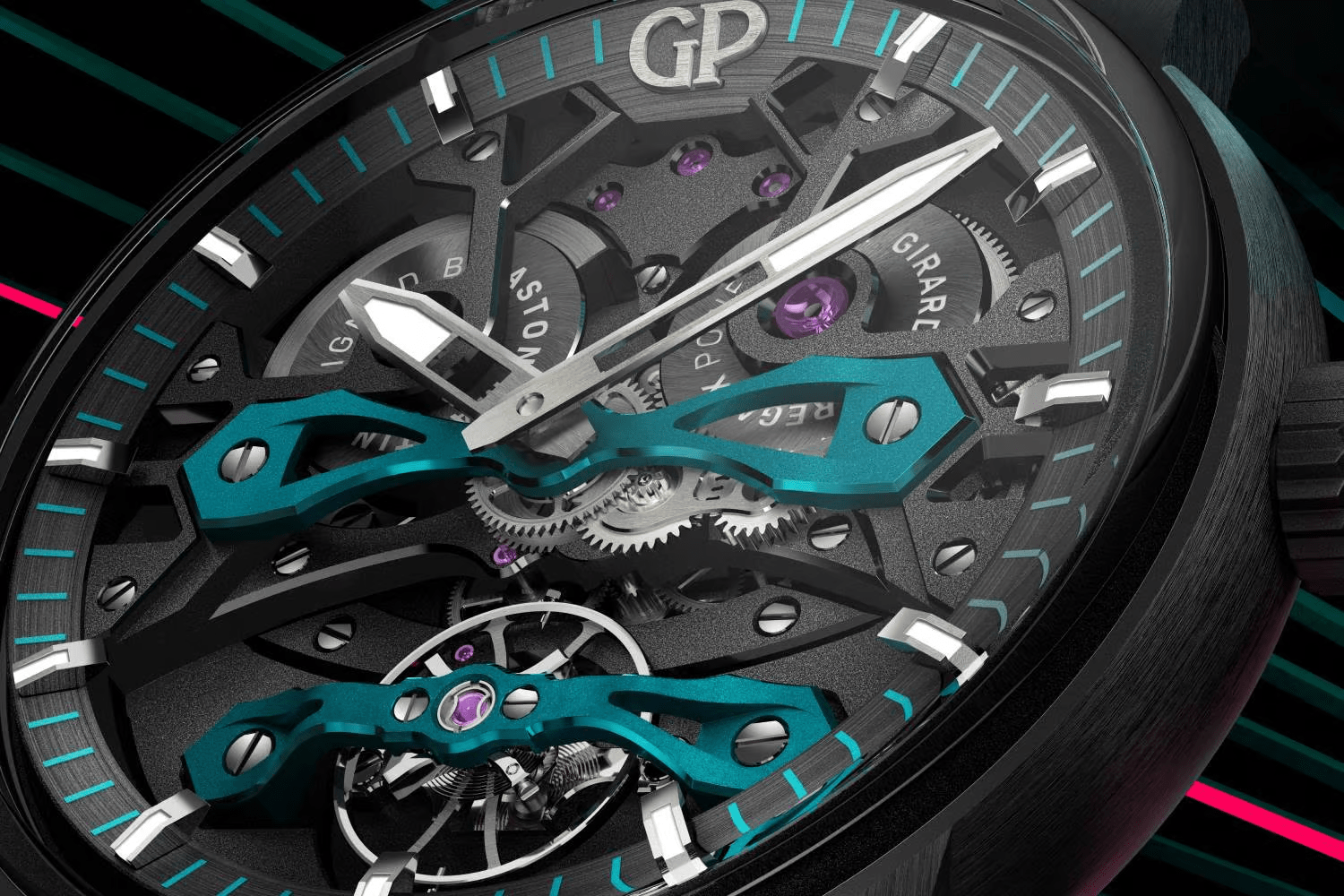 Đồng hồ Girard-Perregaux Neo Bridges Aston Martin Edition 