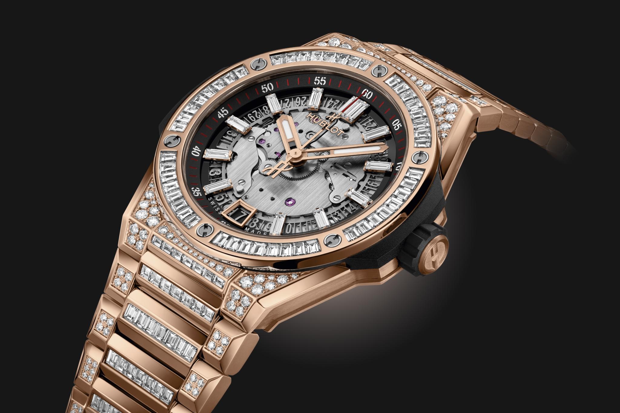 Đồng hồ Hublot Big Bang Integrated Time Only king Gold Jewellery 40mm