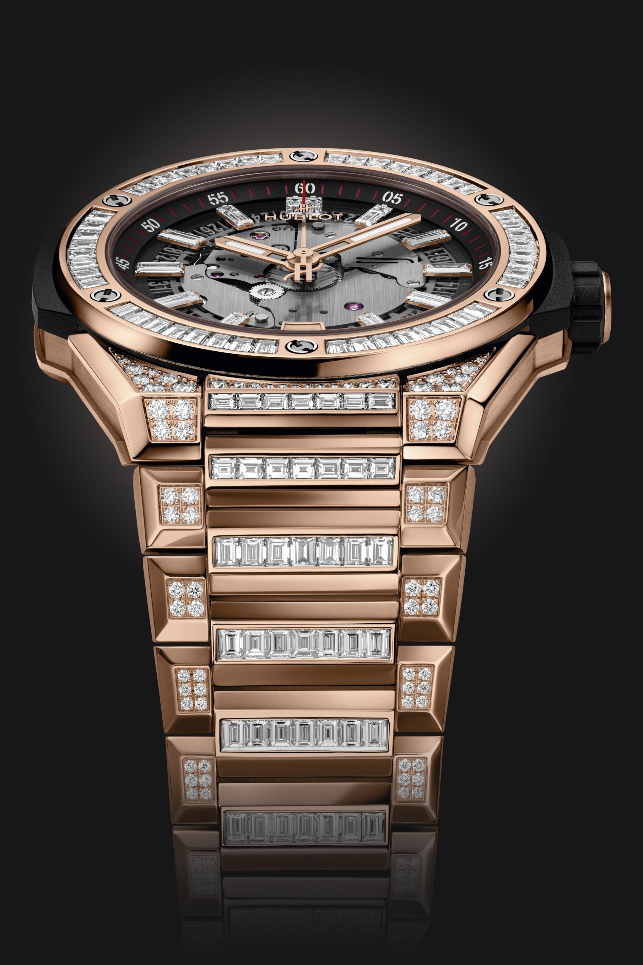 Đồng hồ Hublot Big Bang Integrated Time Only king Gold Jewellery 40mm