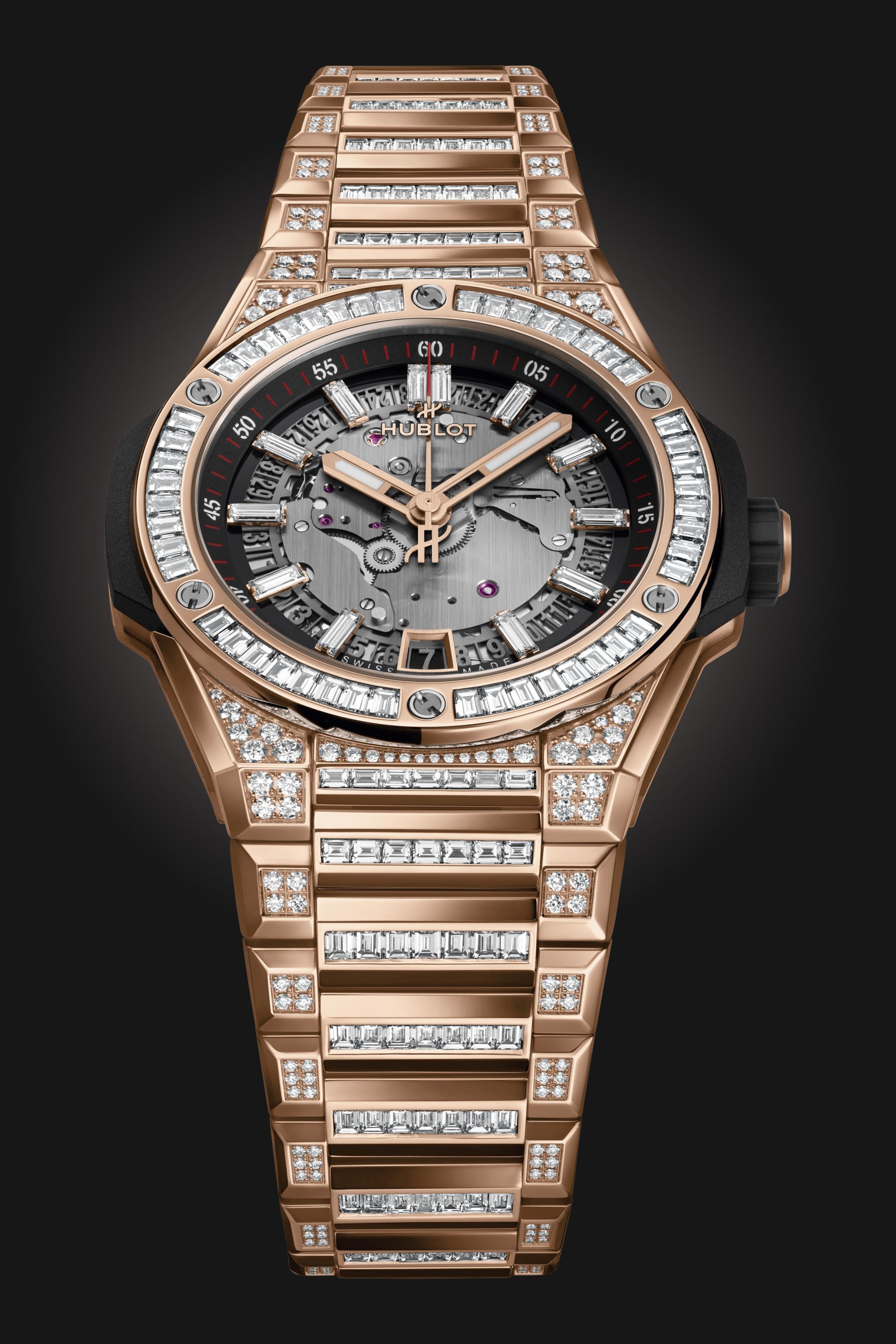 Đồng hồ Hublot Big Bang Integrated Time Only king Gold Jewellery 40mm