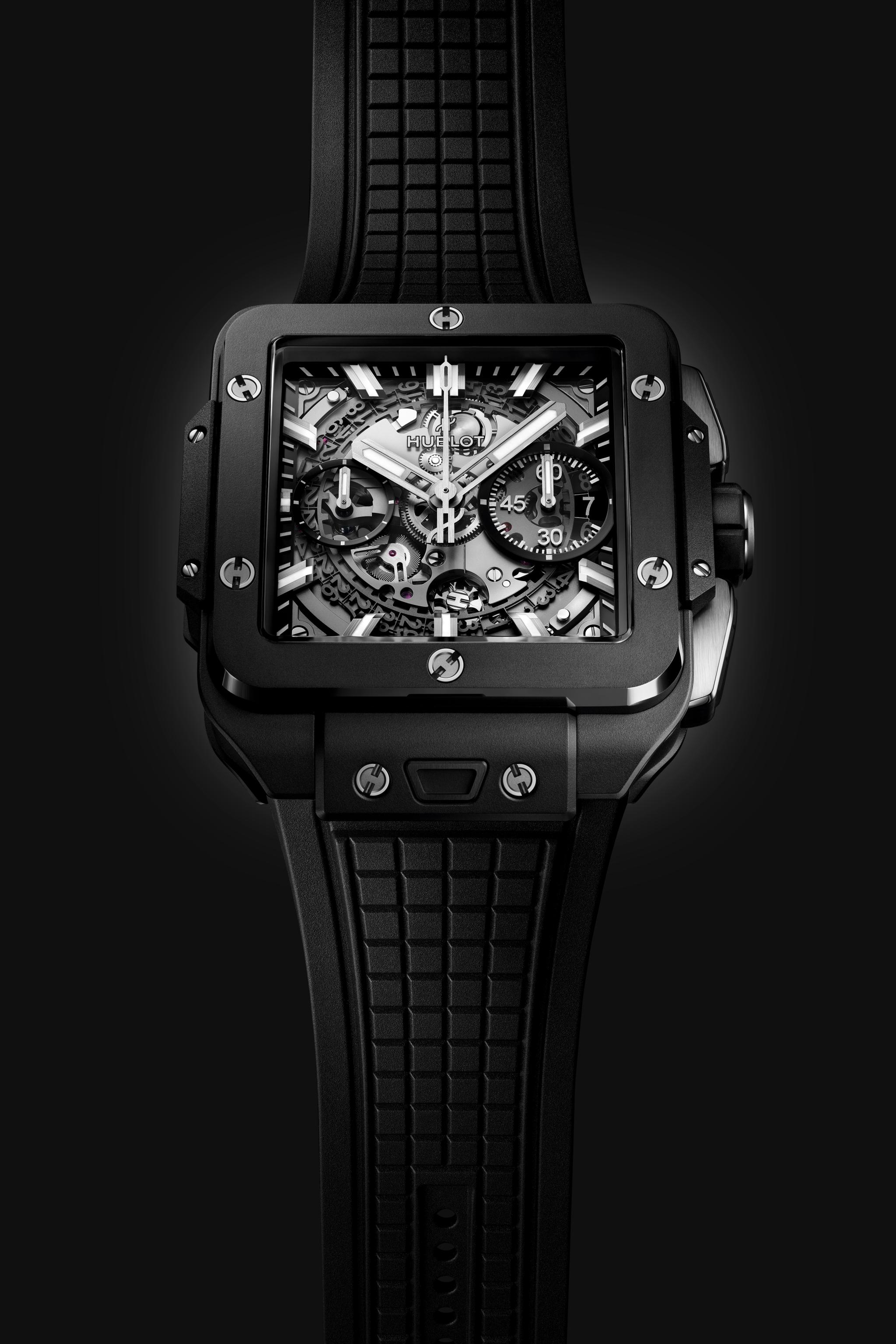 Đồng hồ Hublot Square Bang Unico Black Magic 42mm