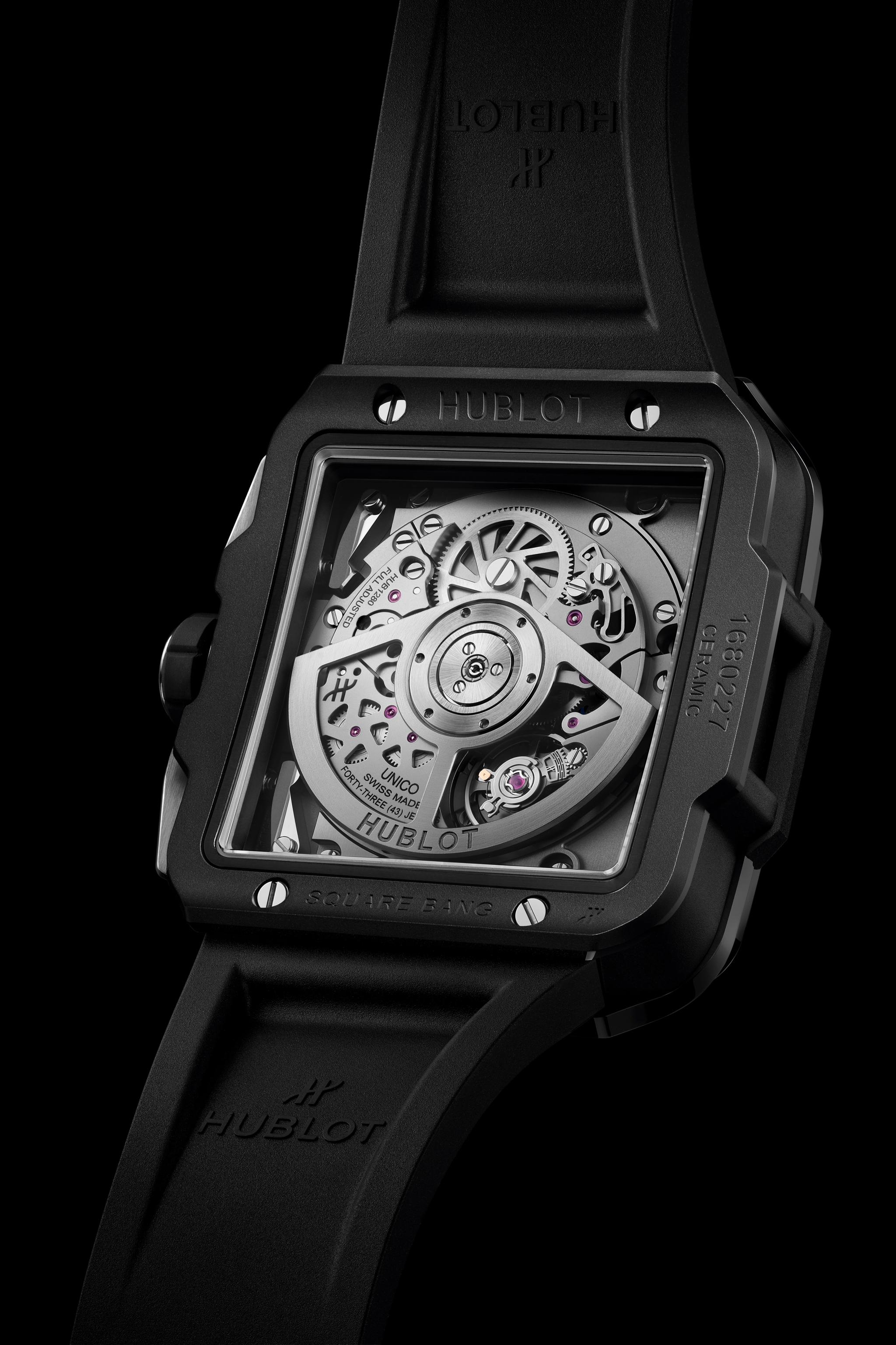 Đồng hồ Hublot Square Bang Unico Black Magic 42mm