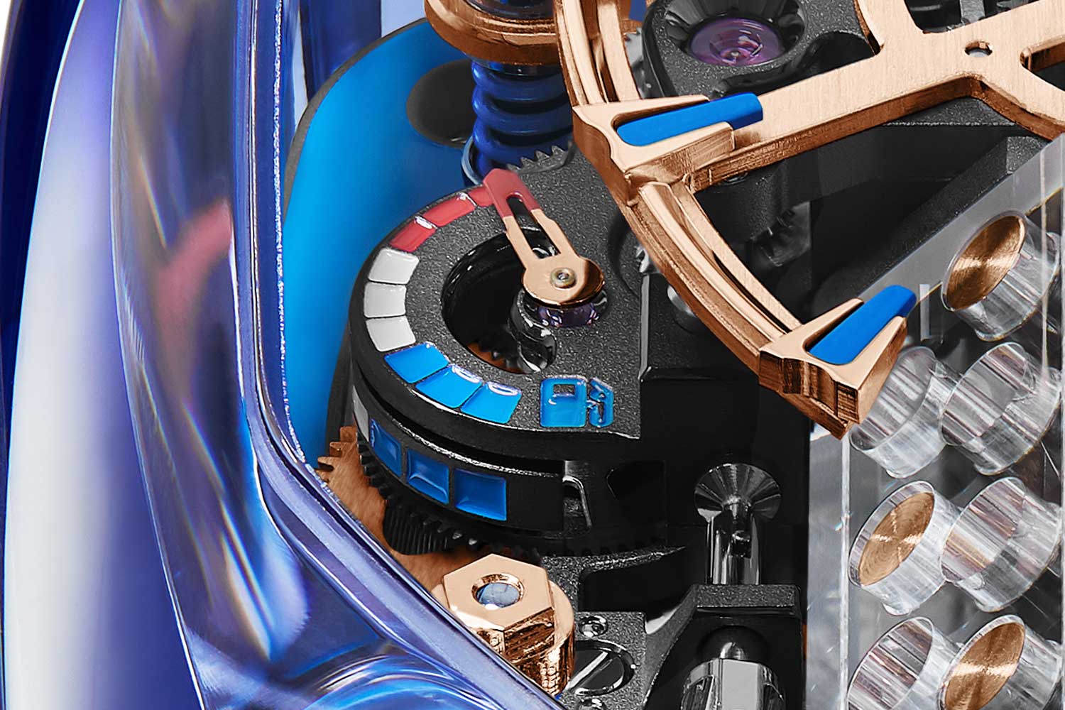 Đồng hồ Jacob & Co Bugatti Chiron Tourbillon Blue Sapphire Crystal