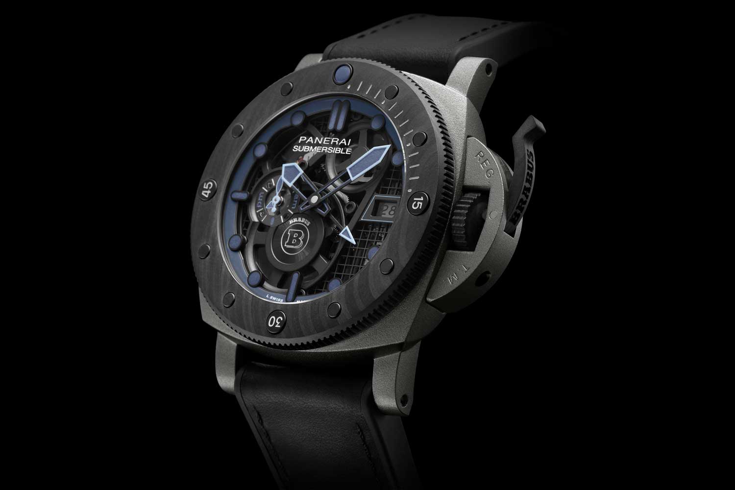 Đồng hồ Panerai Submersible S Brabus Blue Shadow Edition