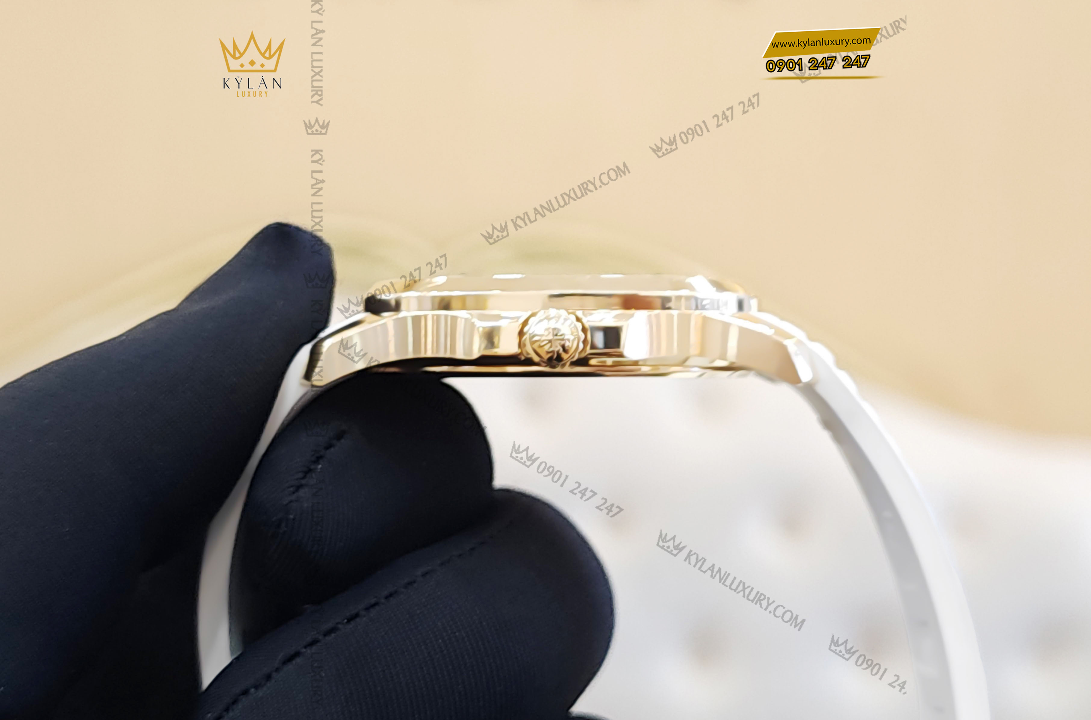 Kỳ Lân Luxury dong ho patek philippe aquanaut 5269200r 001 3 Đồng hồ Patek Philippe Aquanaut 5269/200R-001