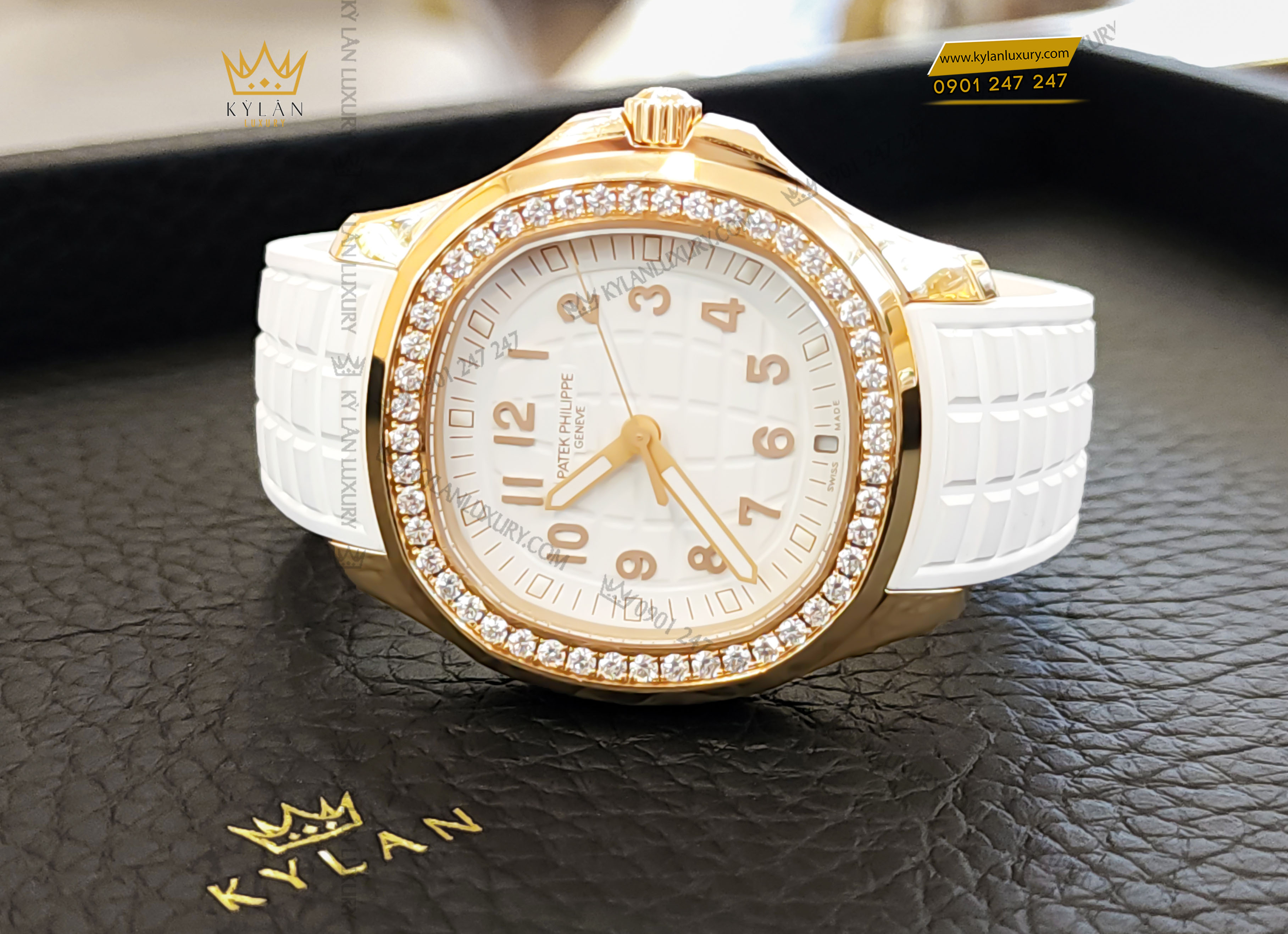 Kỳ Lân Luxury dong ho patek philippe aquanaut 5269200r 001 7 Đồng hồ Patek Philippe Aquanaut 5269/200R-001