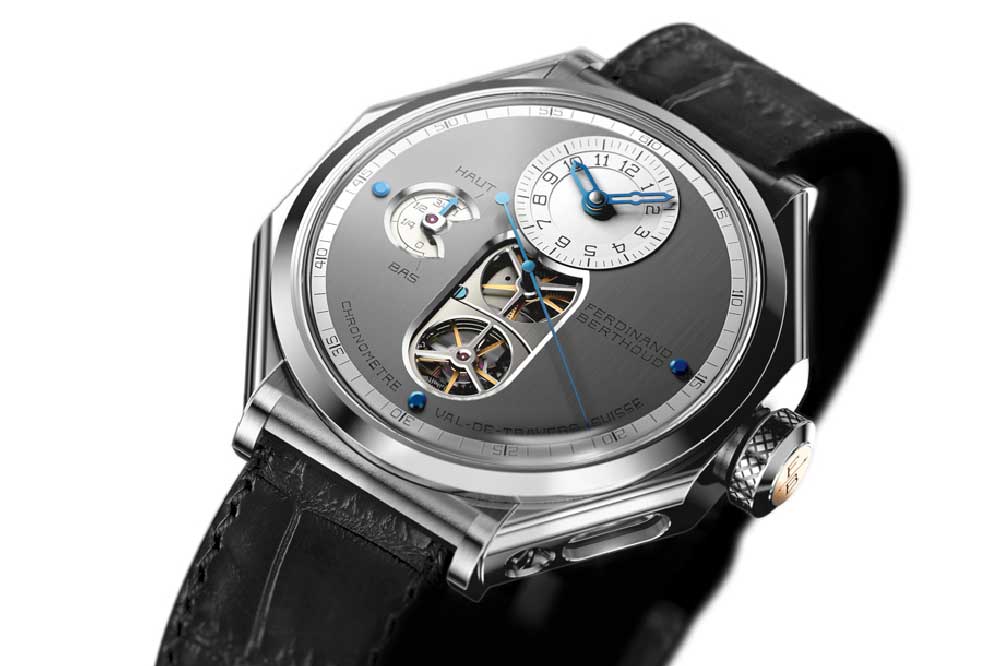 Đồng hồ Pièce Unique Ferdinand Berthoud Chronomètre FB 1.6-3 bằng thép đen DLC