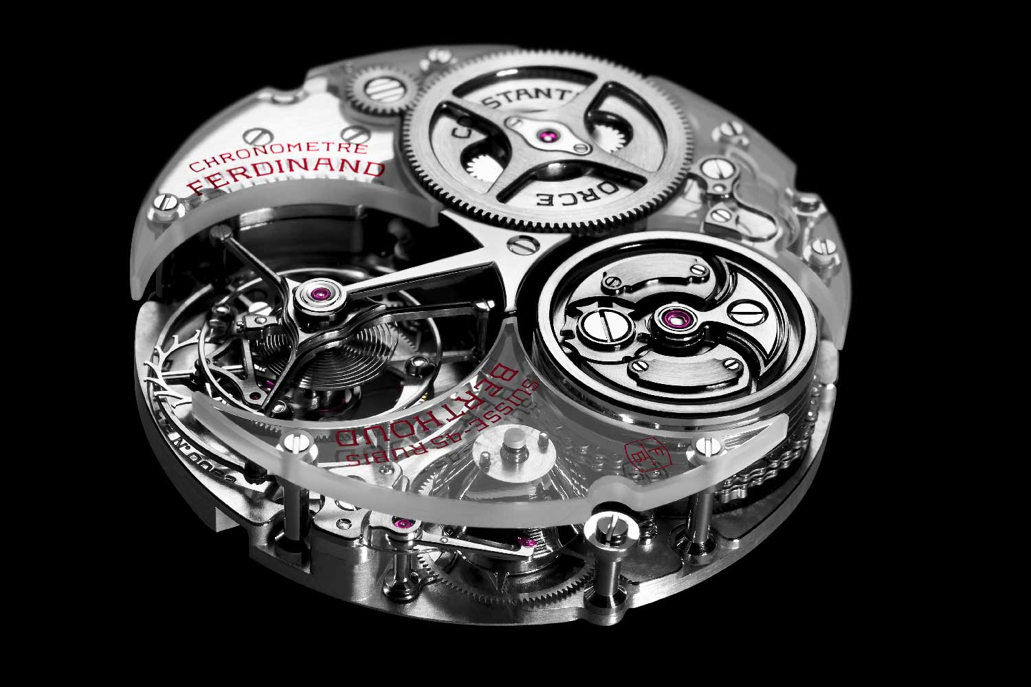 Đồng hồ Pièce Unique Ferdinand Berthoud Chronomètre FB 1.6-3 bằng thép đen DLC
