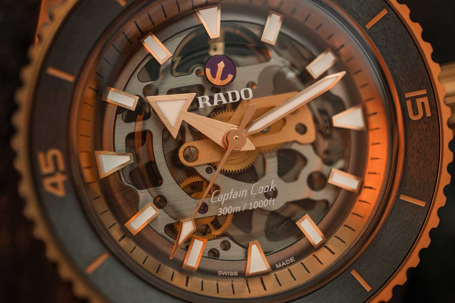 Đồng hồ Rado Captain Cook xương gốm Plasma