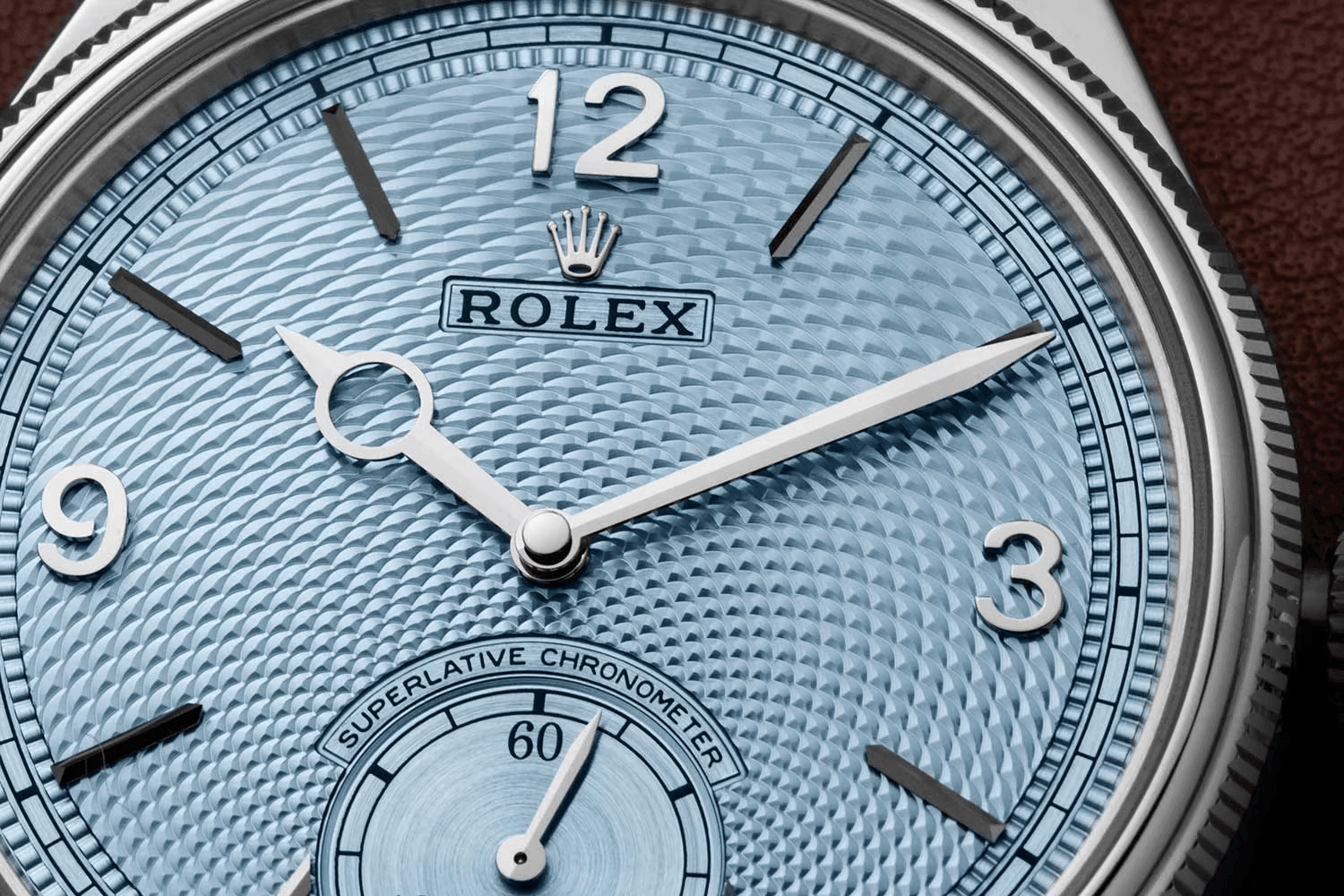 Đồng hồ Rolex Perpetual 1908 với mặt số Guilloché