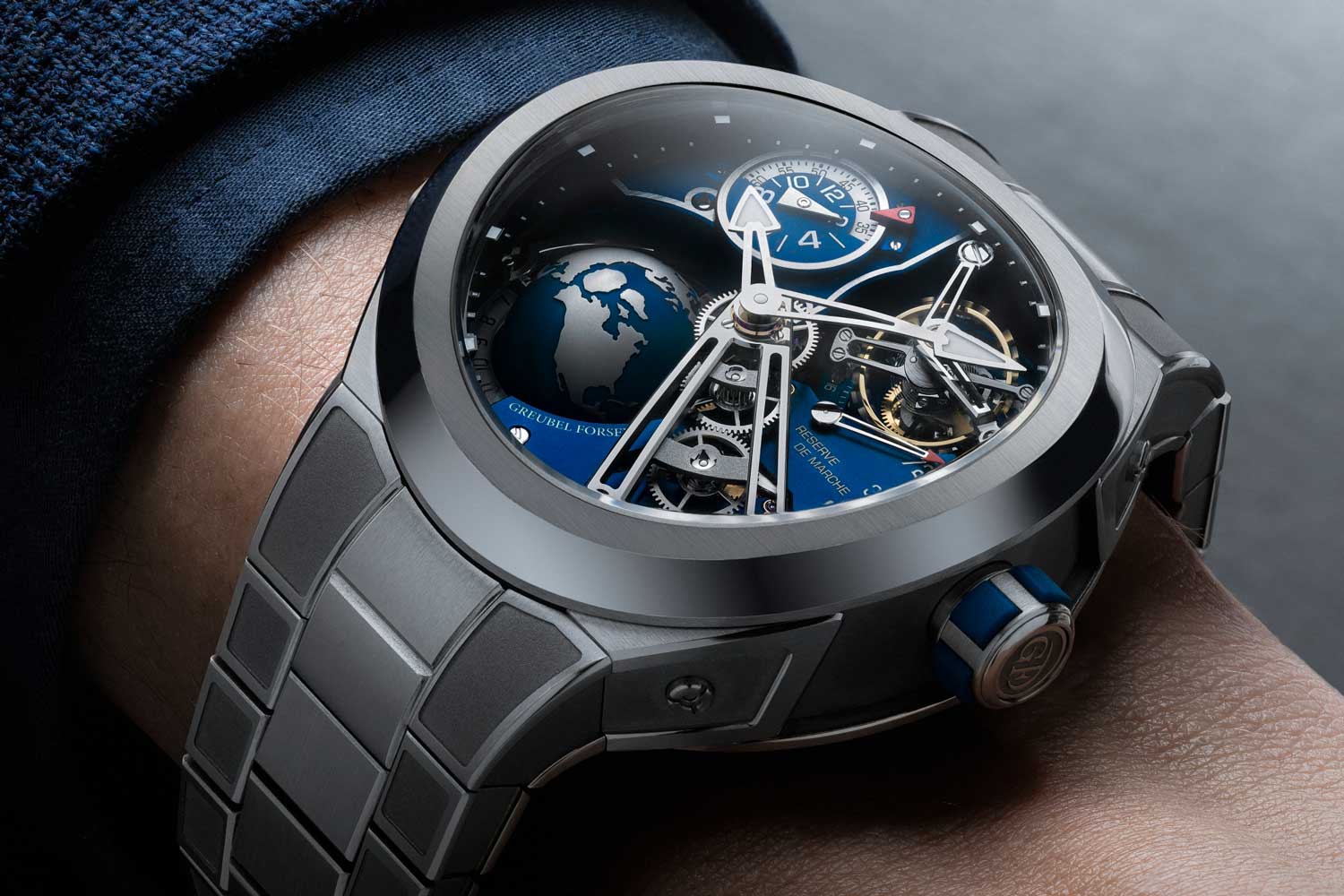 Đồng hồ thể thao GMT mới của Greubel Forsey với ngôn ngữ thiết kế mới
