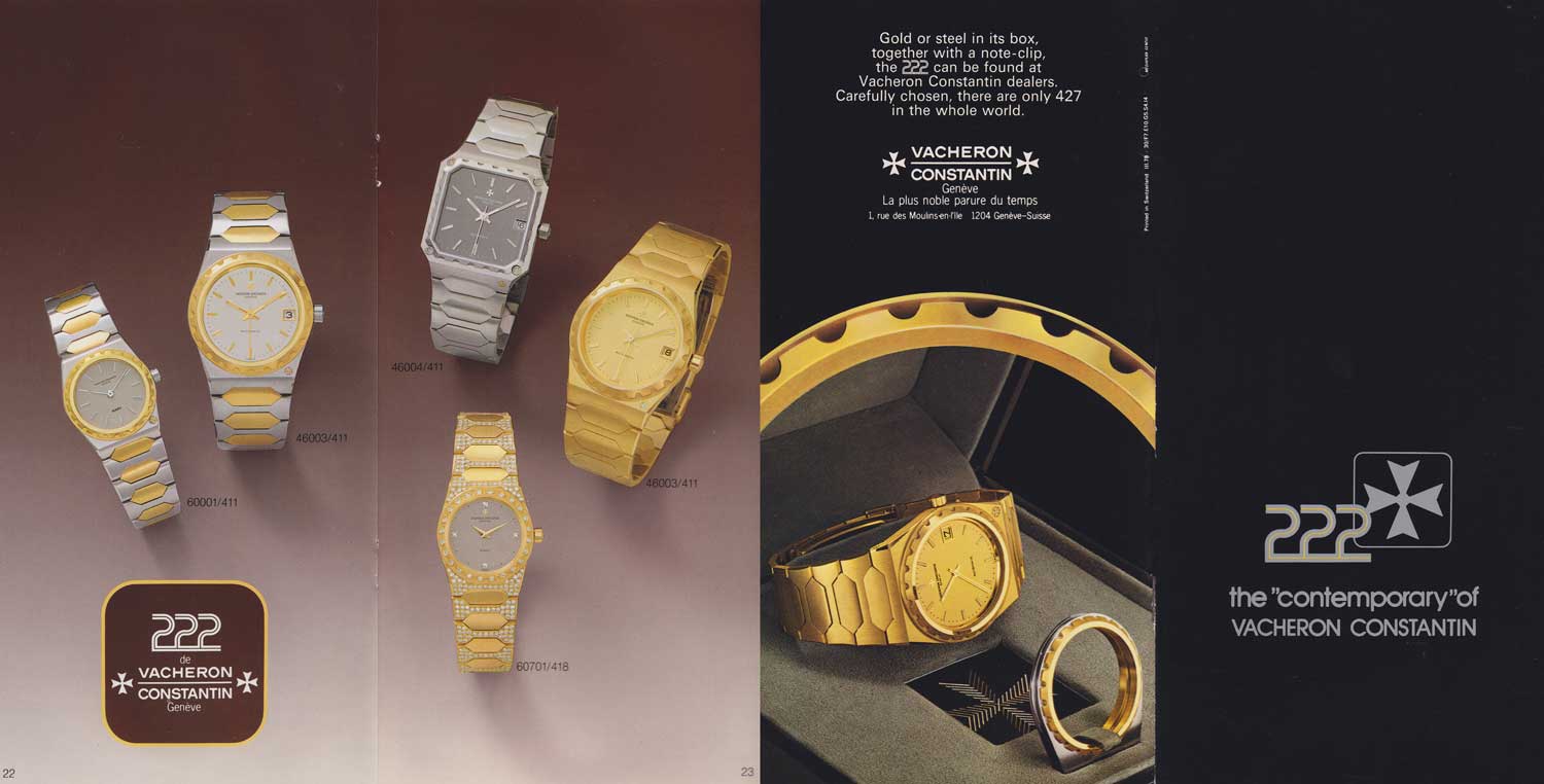 Đồng hồ Vacheron Constantin 222 phiên bản 2022