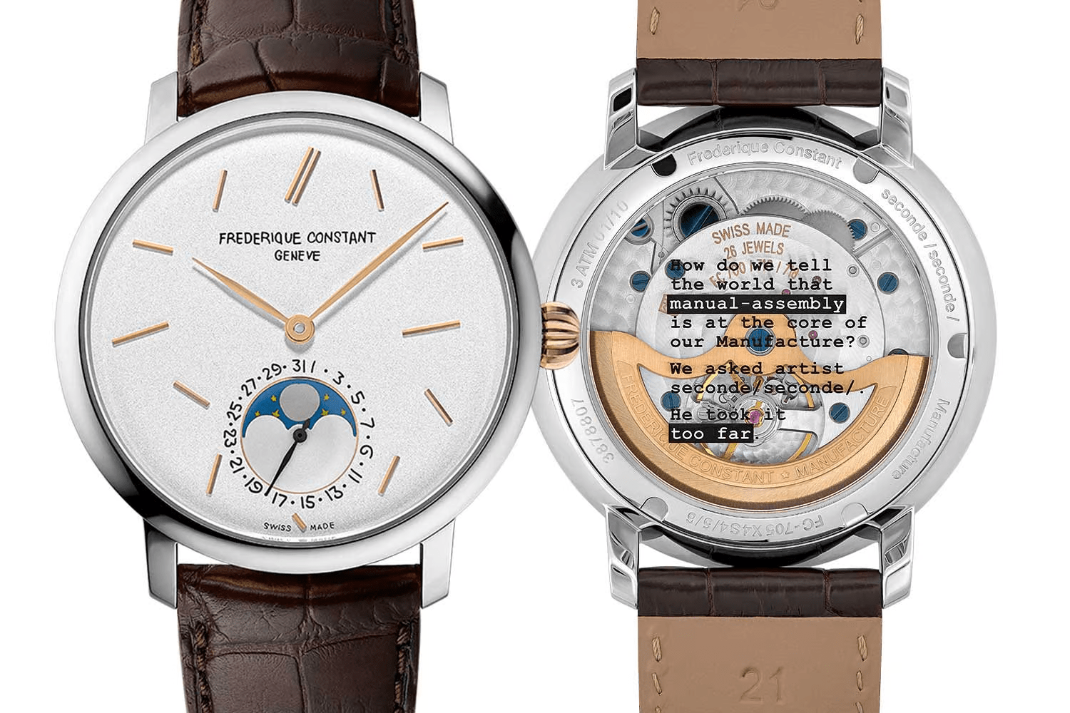 Đồng hồ Frederique Constant Slimline Moonphase Date