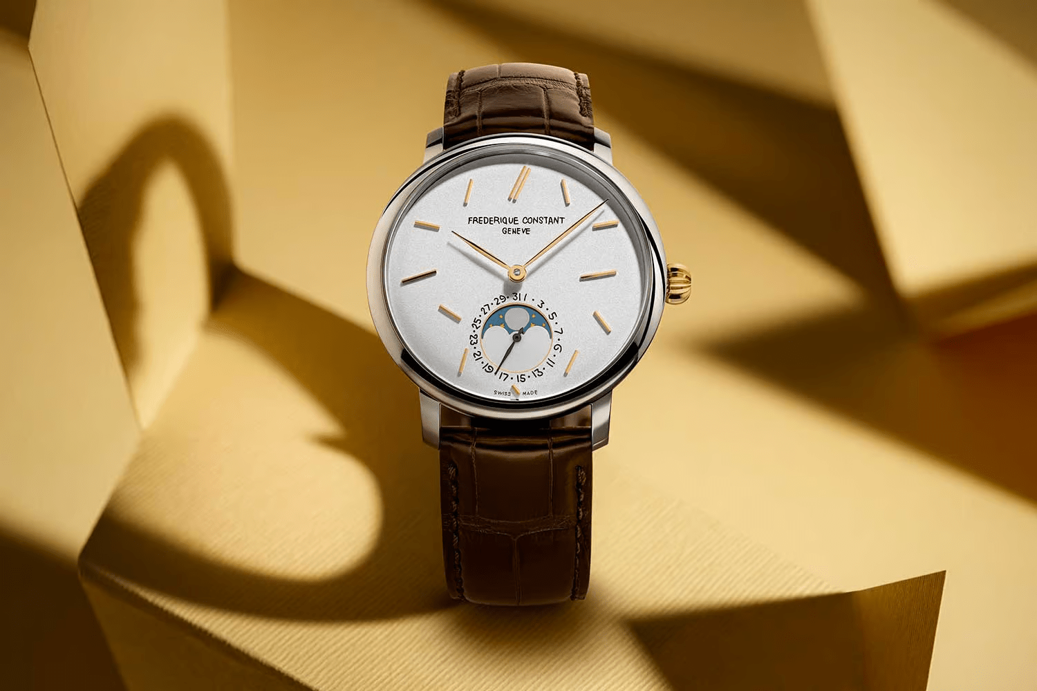 Đồng hồ Frederique Constant Slimline Moonphase Date