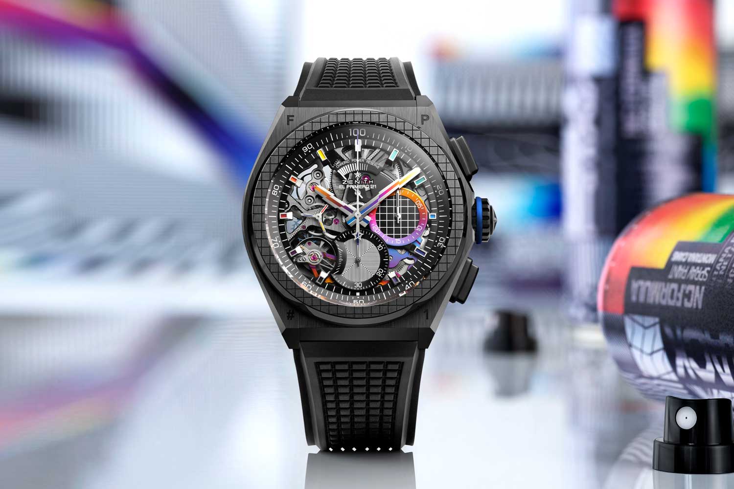 Giới thiệu đồng hồ Zenith DEFY 21 Felipe Pantone