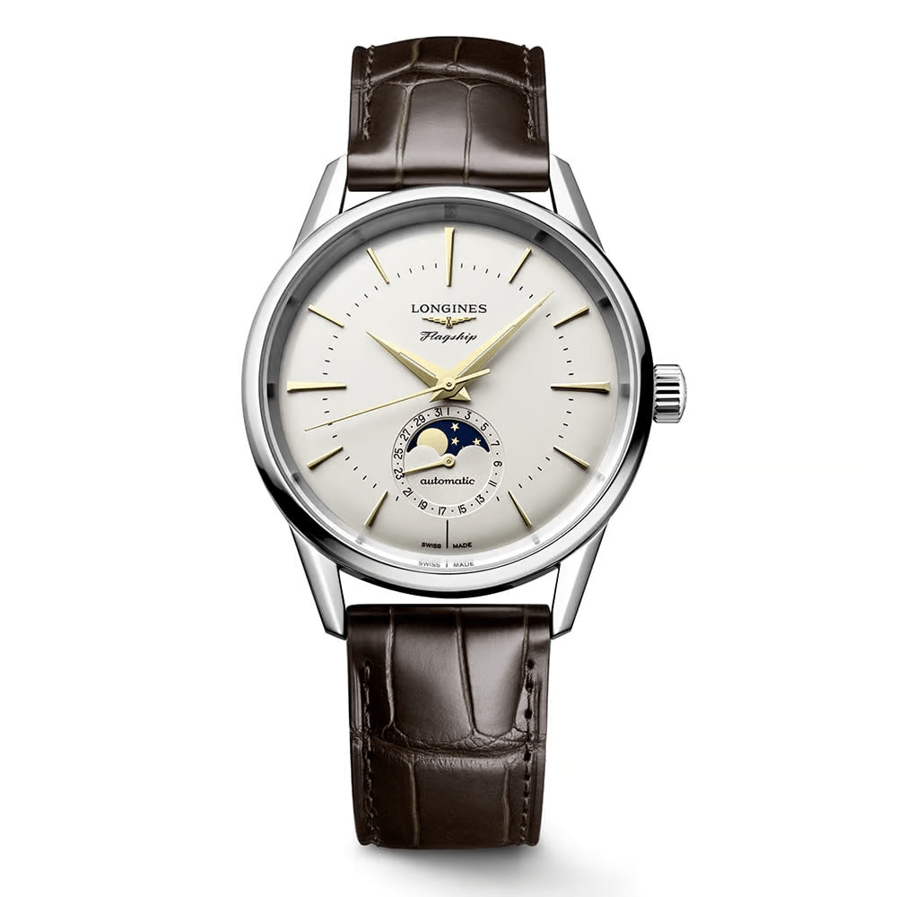 Đồng hồ cổ điển Longines Flagship Heritage Moon-Phase