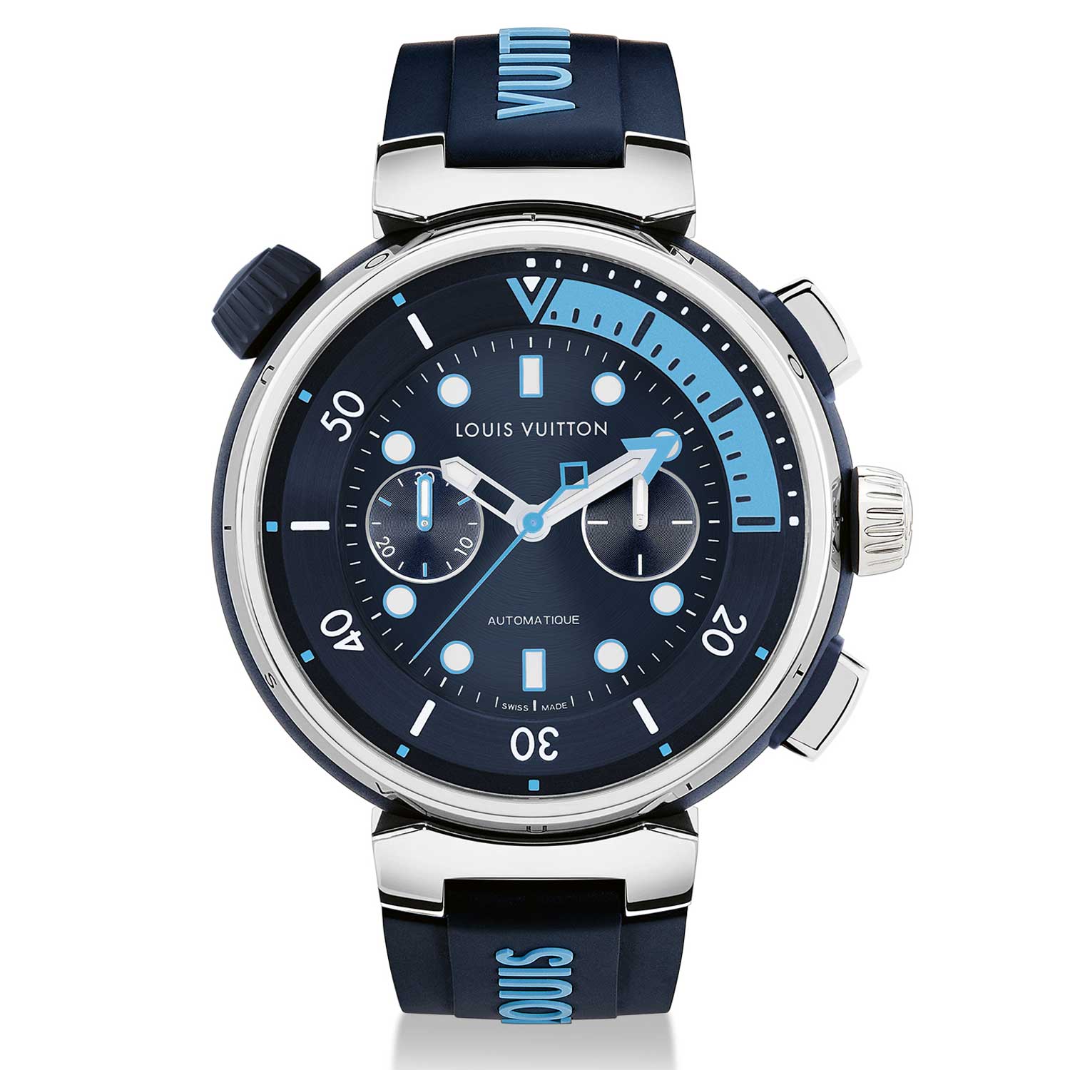 Đồng hồ Louis Vuitton Tambour Street Diver Chronograph