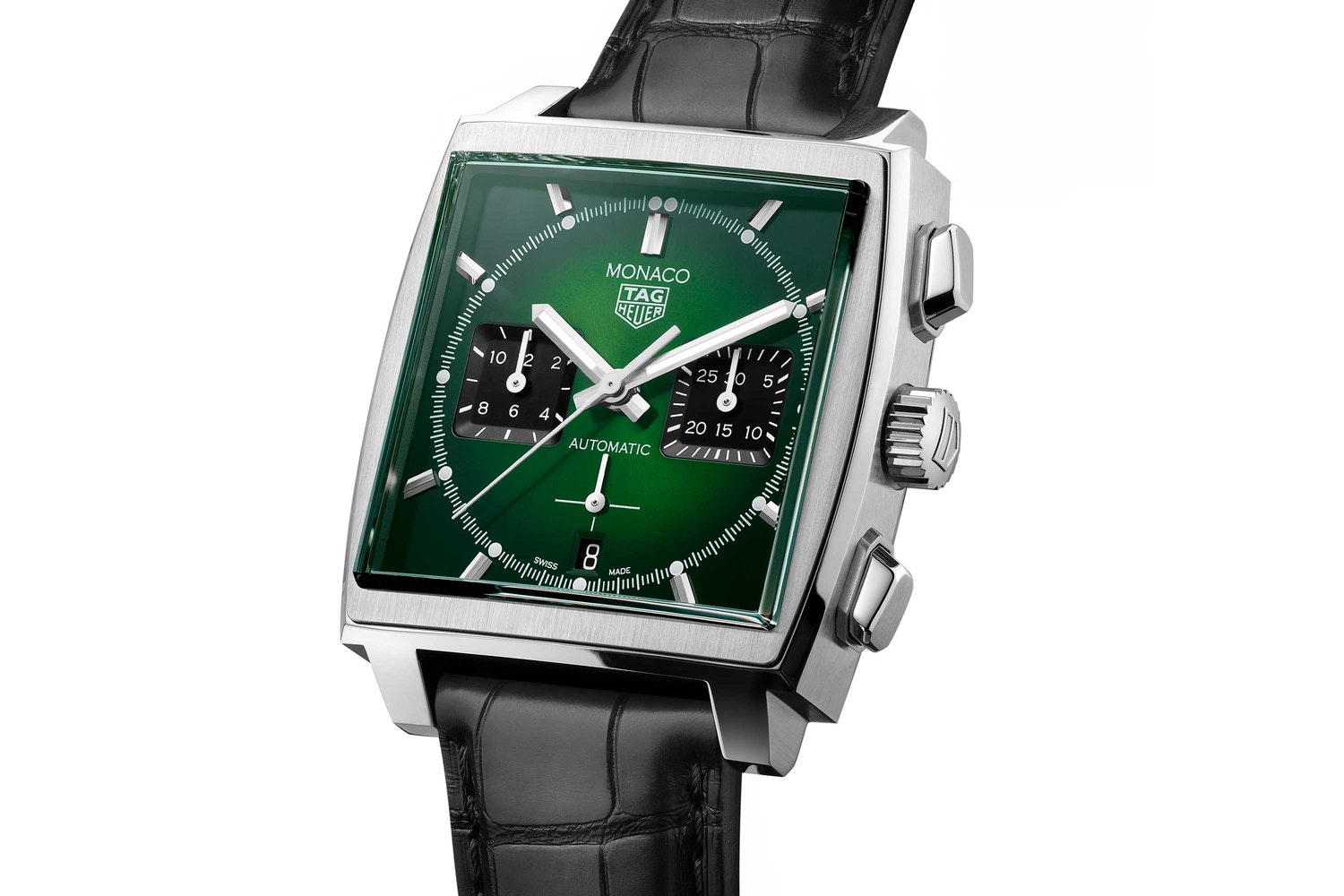 TAG Heuer Monaco Green Dial cổ máy thời gian giới hạn