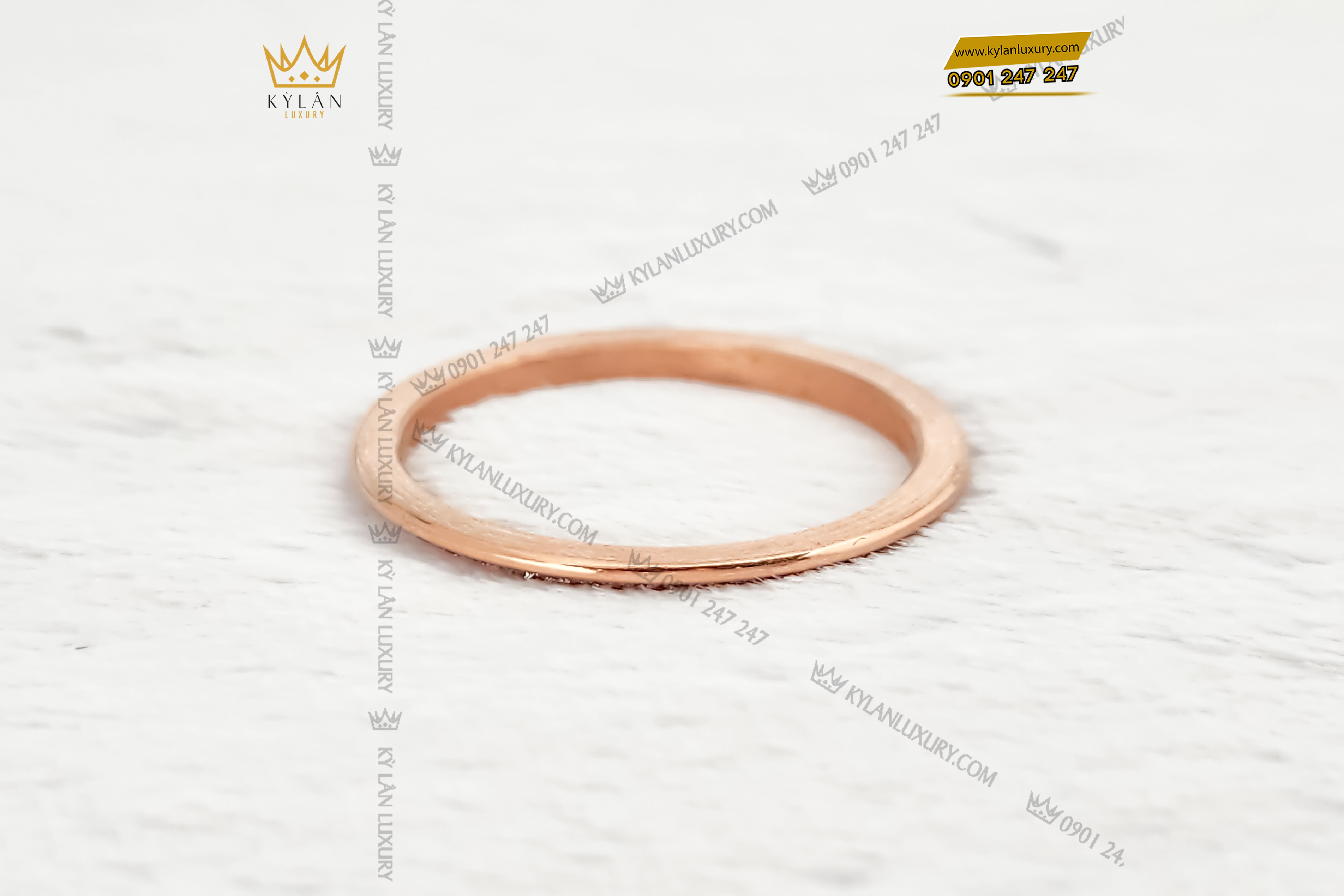 Kỳ Lân Luxury vong bezel rolex vang nguyen khoi au750 dinh kim cuong 31mm 3 Vòng Bezel Rolex vàng nguyên khối Au750 đính kim cương 31mm