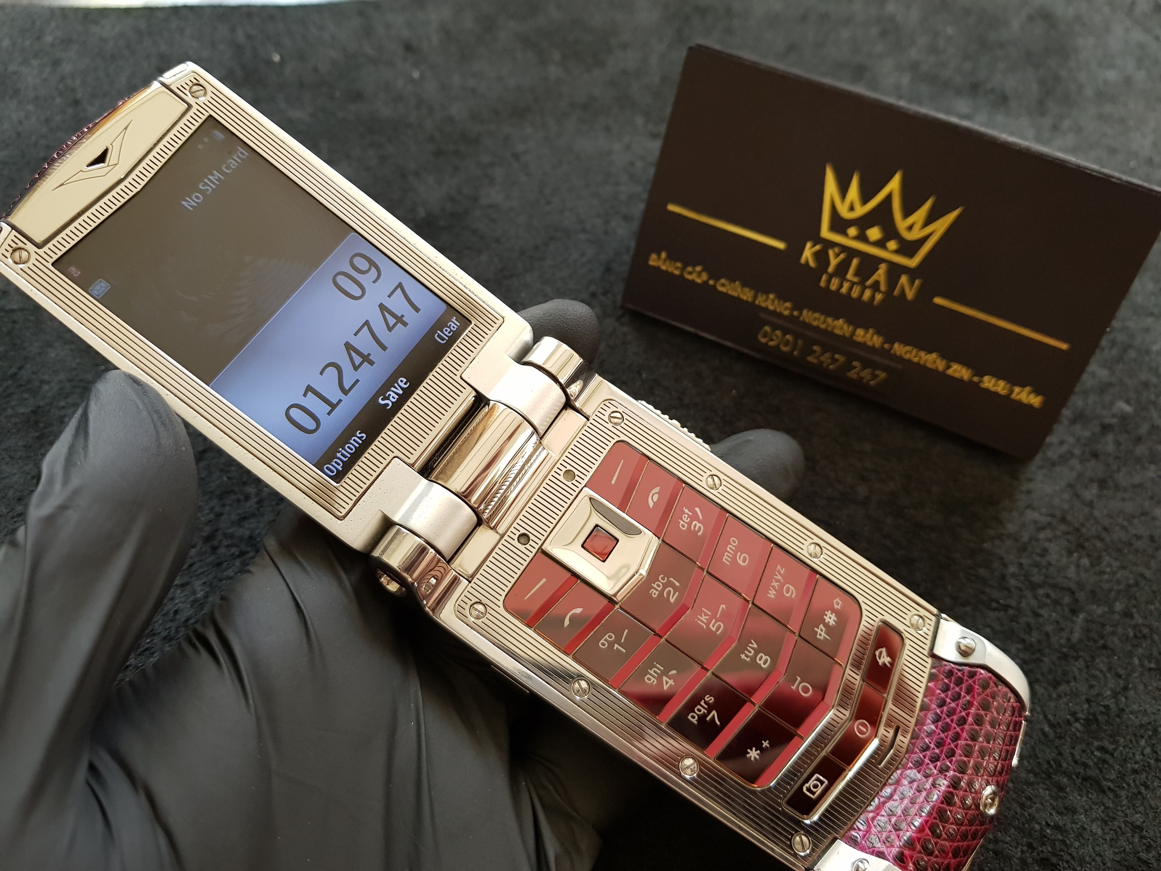 Vertu Ayxta limited edition tím nhạt ruby siêu hiếm 22 Kỳ Lân Luxury 20200320 160723 Vertu Ayxta limited edition tím nhạt ruby siêu hiếm