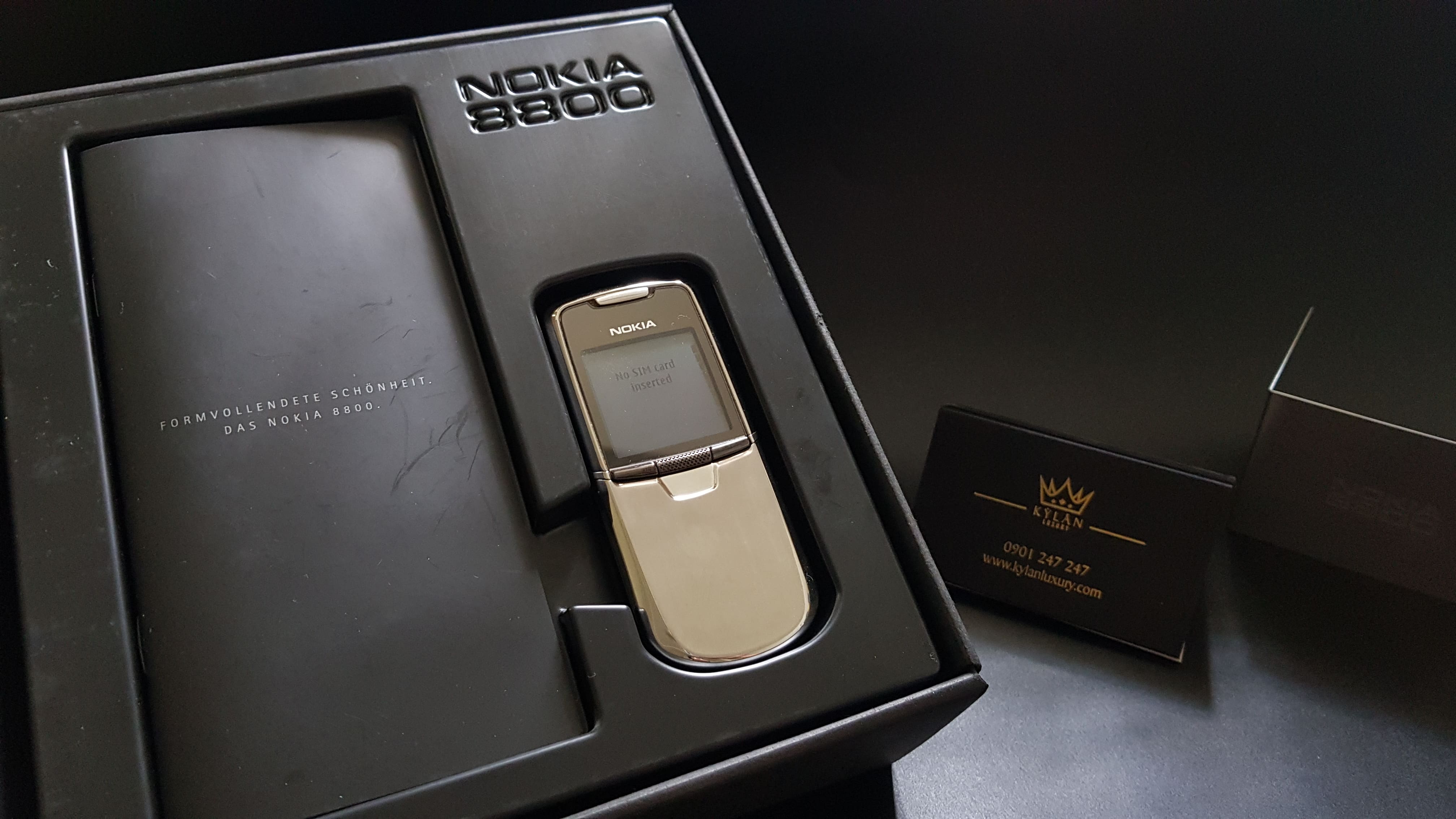 Kỳ Lân Luxury nokia 8800 anakin fullbox hop sach 3 Nokia 8800 Anakin fullbox hộp sách gần như mới 100%
