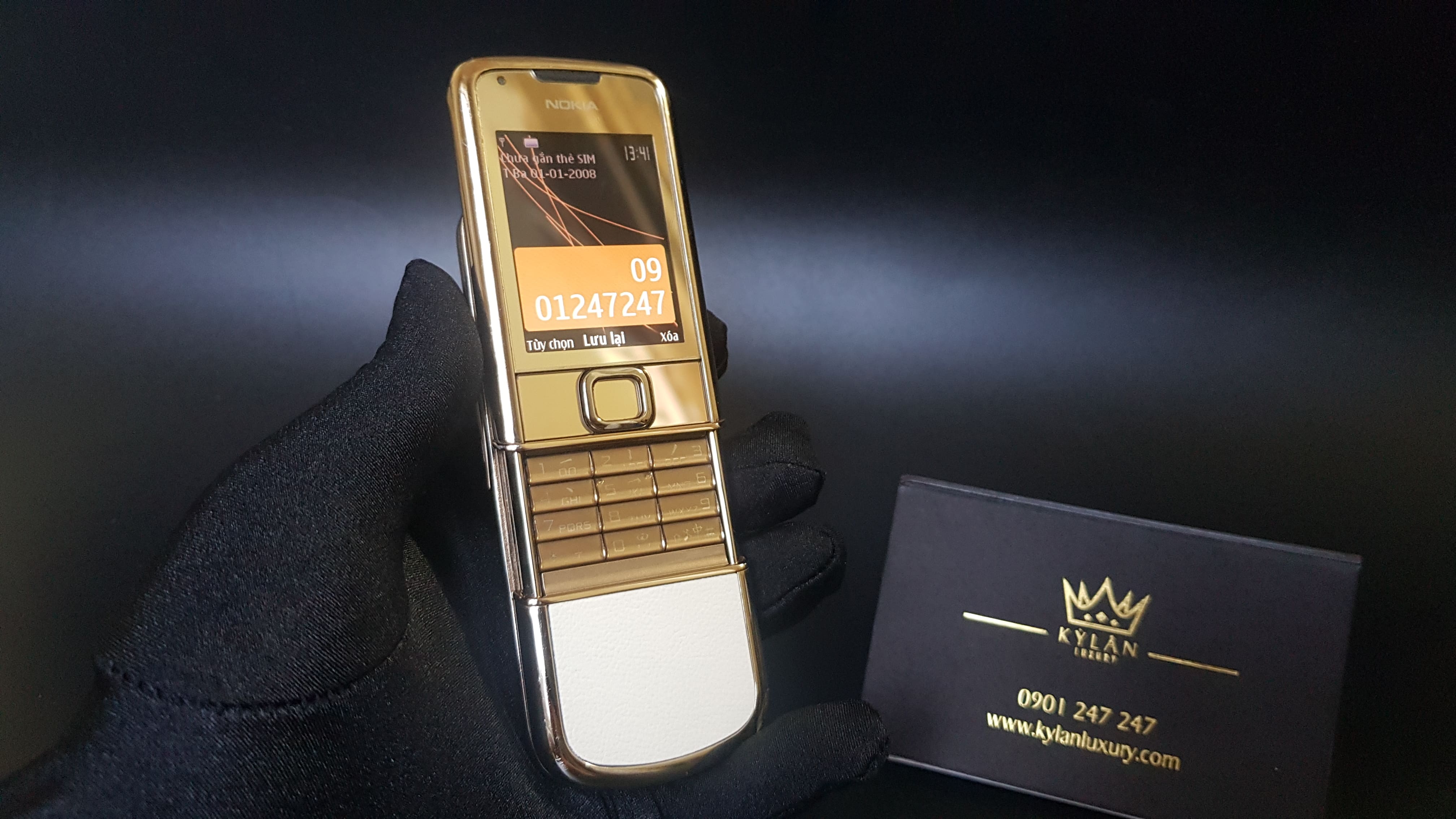 Kỳ Lân Luxury nokia 8800 gold arte zin ma vang 27 Nokia 8800 Gold Arte zin mạ vàng đẹp