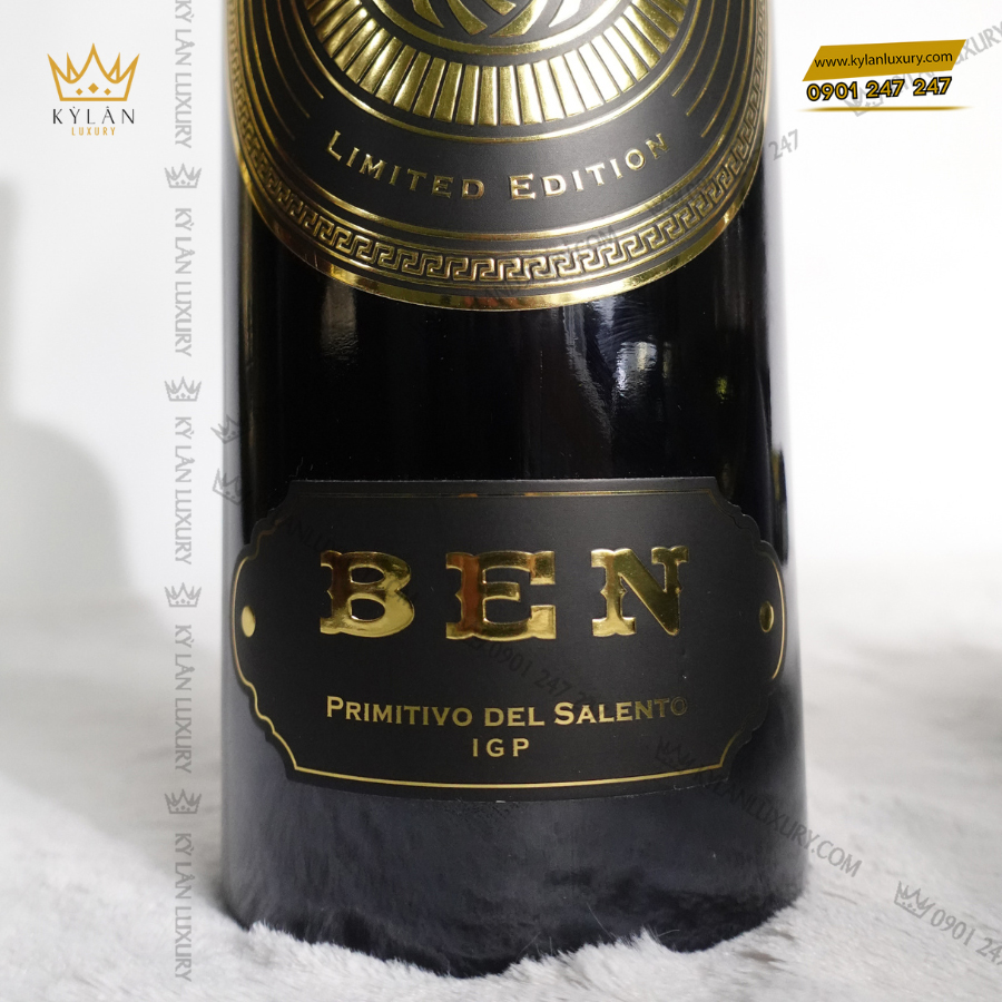 Kỳ Lân Luxury ruou vang y ben gold feudi salentini salento limited edition 4 Rượu vang Ý Ben Gold Feudi Salentini Salento Limited Edition