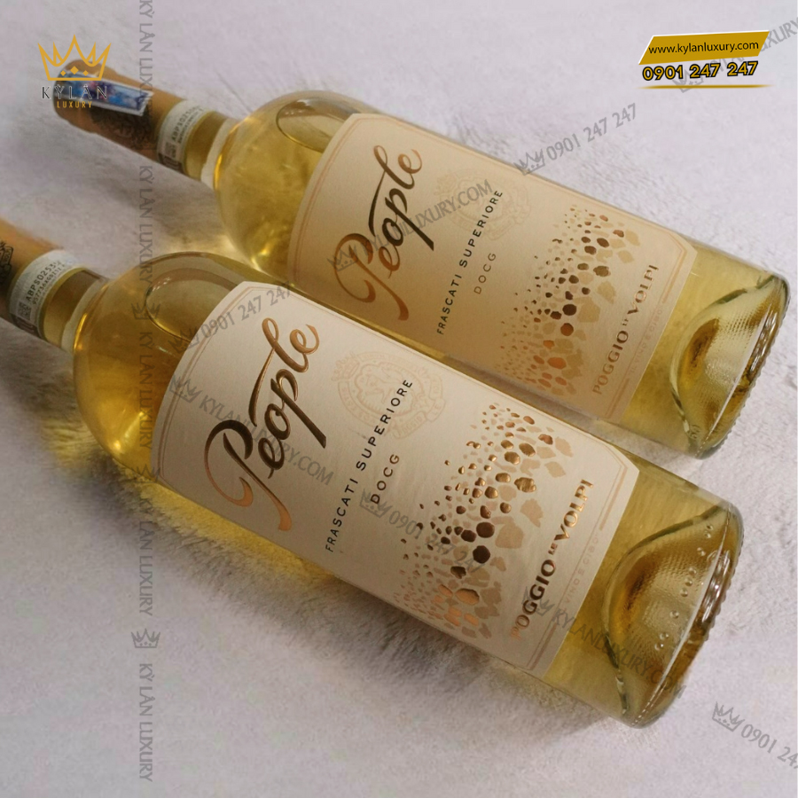 Kỳ Lân Luxury ruou vang y frascati superiore people poggio le volpi 4 Rượu vang Ý Frascati Superiore People Poggio le Volpi