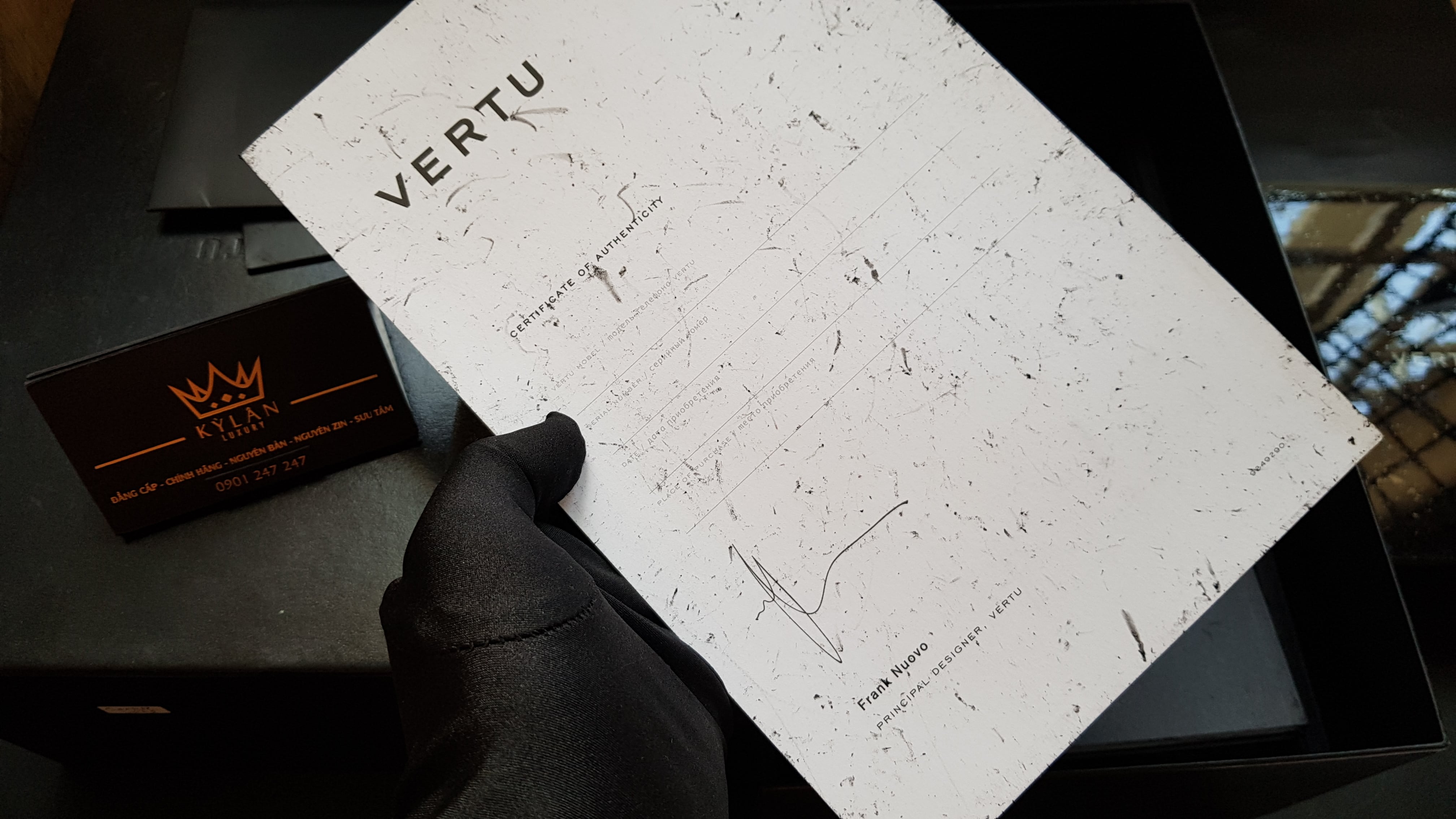 Kỳ Lân Luxury vertu constellation vang khoi fullbox 12 Vertu Contellation Vàng Khối Fullbox