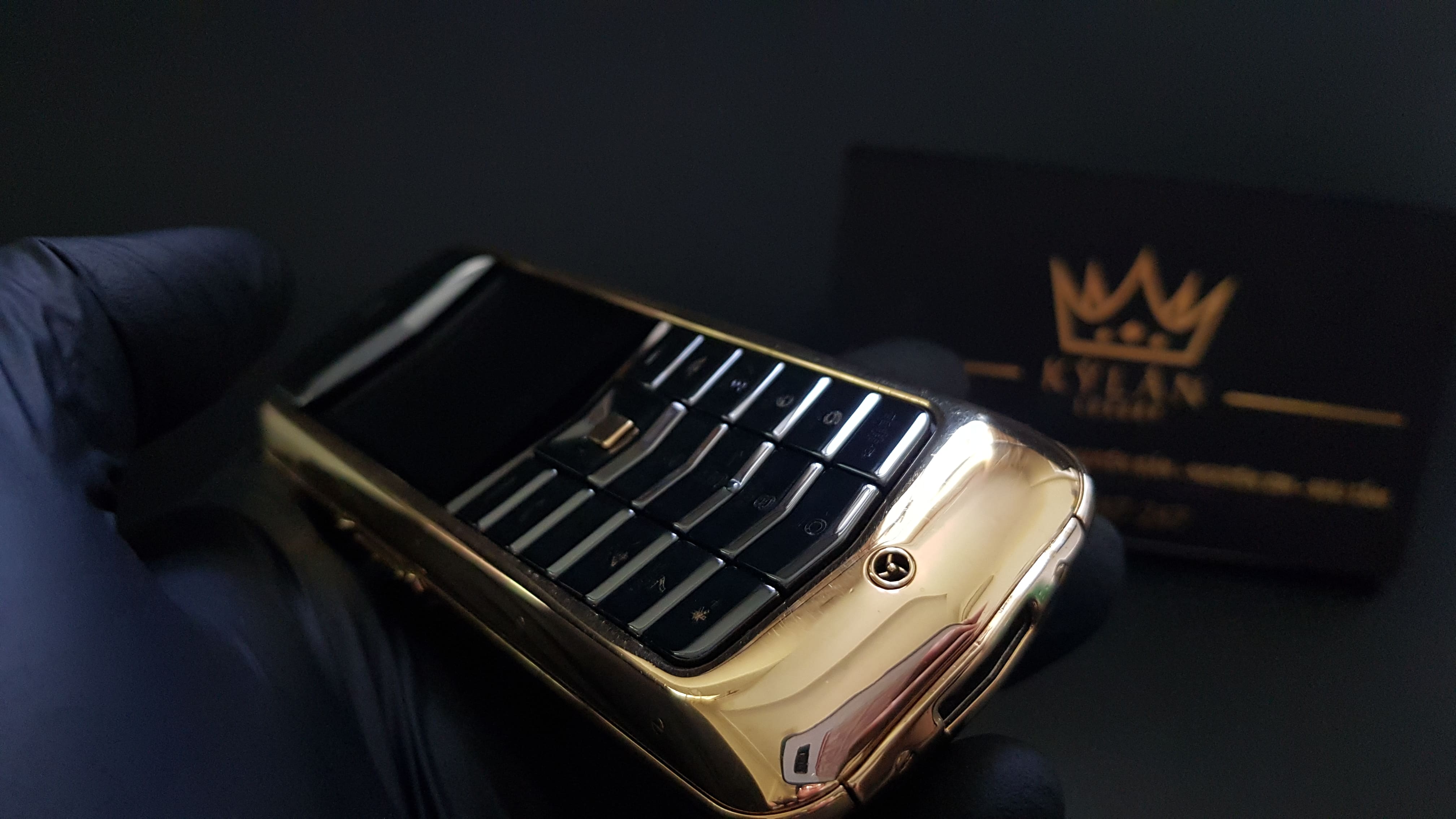 Kỳ Lân Luxury vertu constellation vang khoi nguyen zin 18 Vertu constellation vàng khối nguyên bản zin 100% siêu đẹp