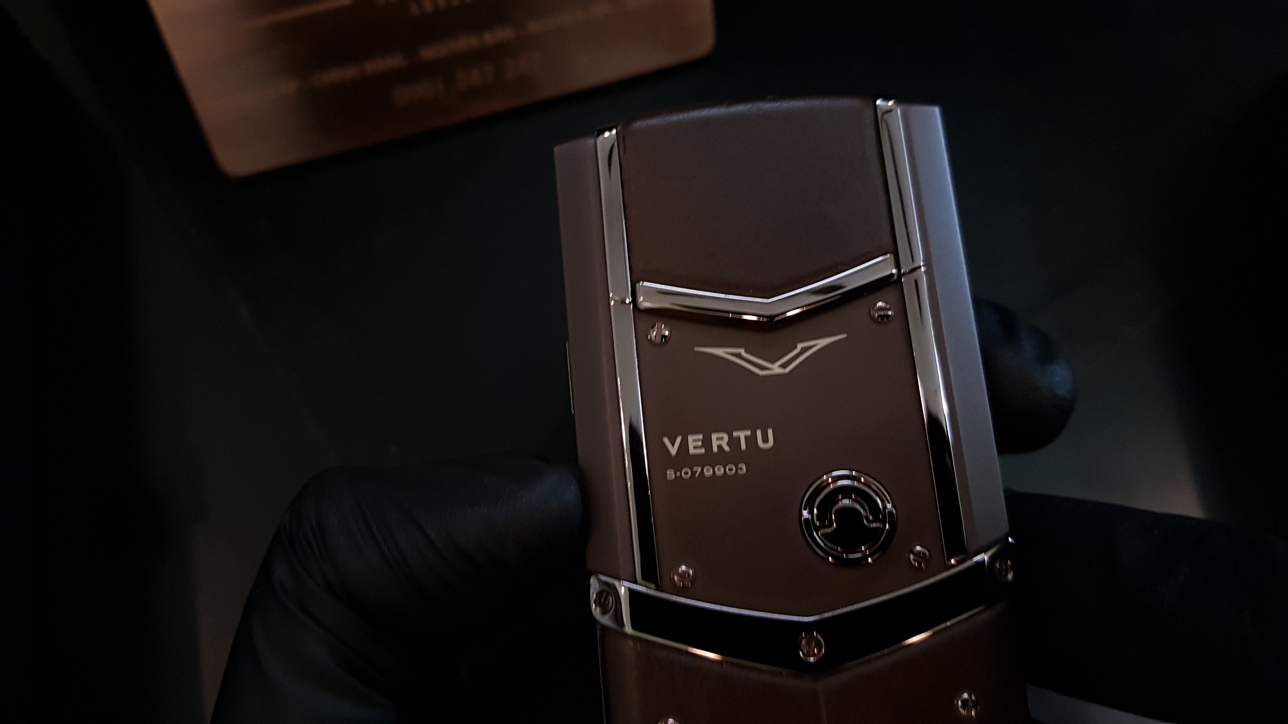 Kỳ Lân Luxury vertu signature s brown015 Vertu Signature S Brown